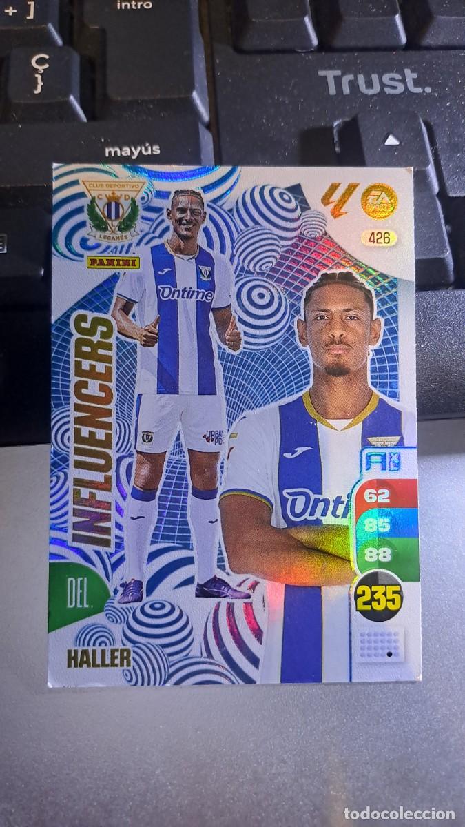 &Aacute;lbum de f&uacute;tbol completo: ADRENALYN XL HALLER 426 INFLUENCERS 426 LEGANES CROMO LIGA 24 25 2024 2025 PANINI