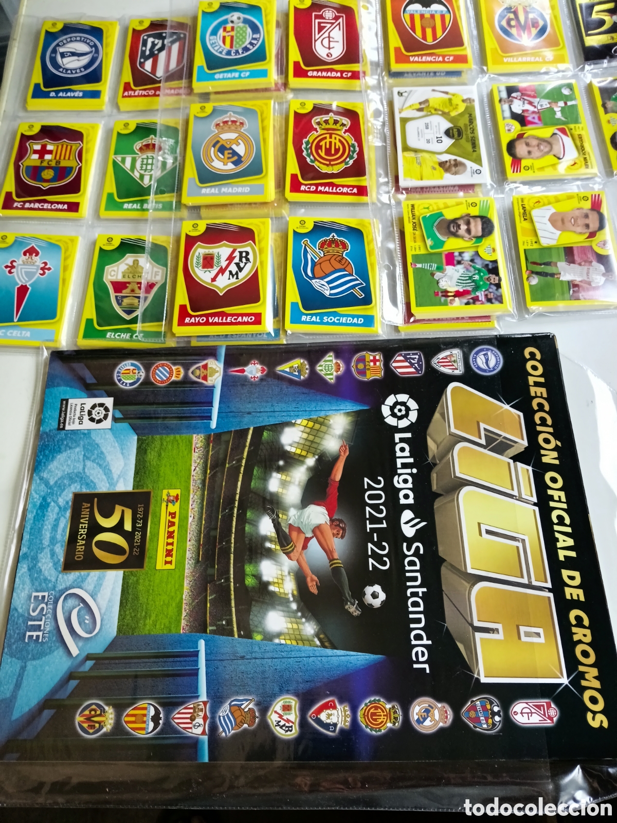 &Aacute;lbum de f&uacute;tbol completo: Liga este 21 22 completa sin pegar
