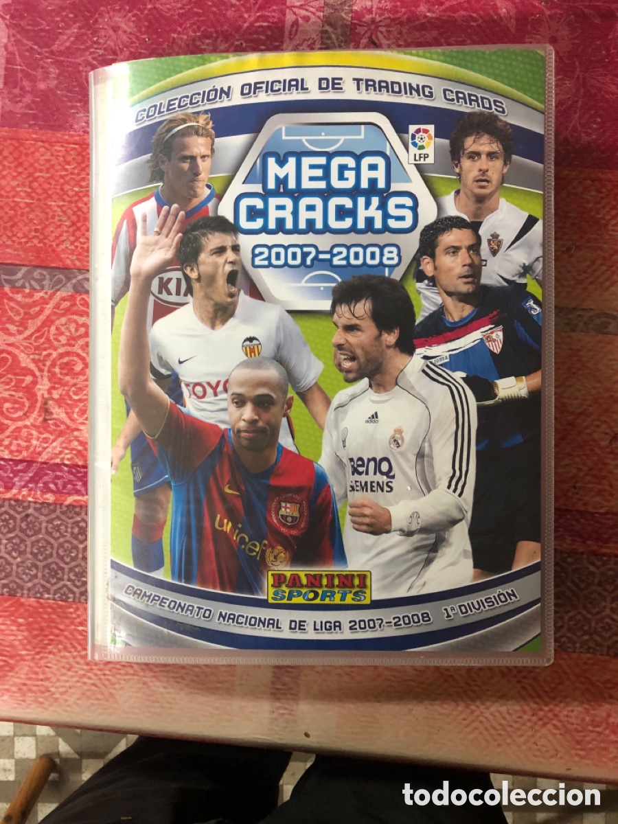 &Aacute;lbum de f&uacute;tbol completo: Megacracks 2007 2008 &aacute;lbum completo