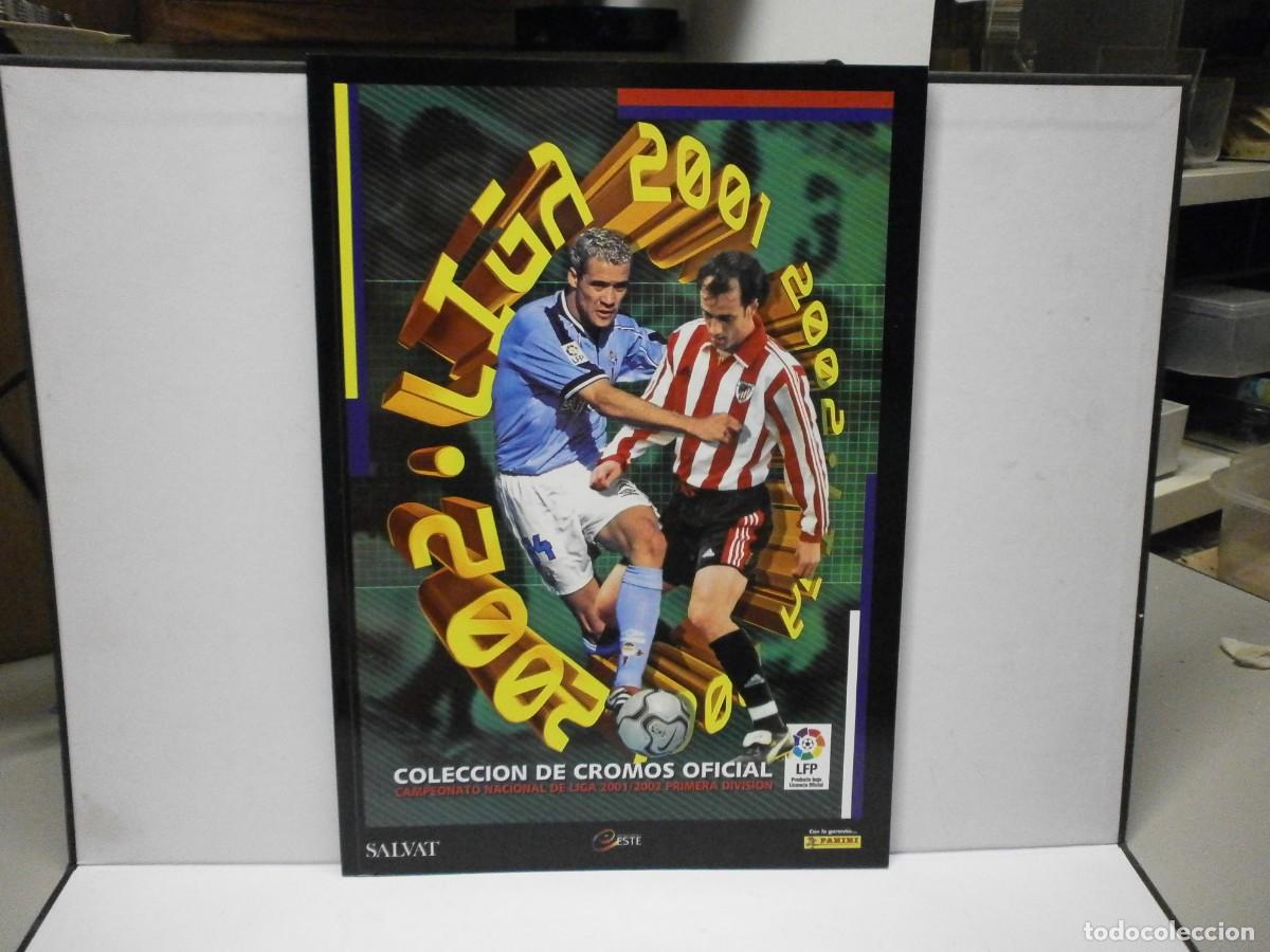 &Aacute;lbum de f&uacute;tbol completo: album completo ediciones este liga 2001 2002 salvat facsimil buen estado