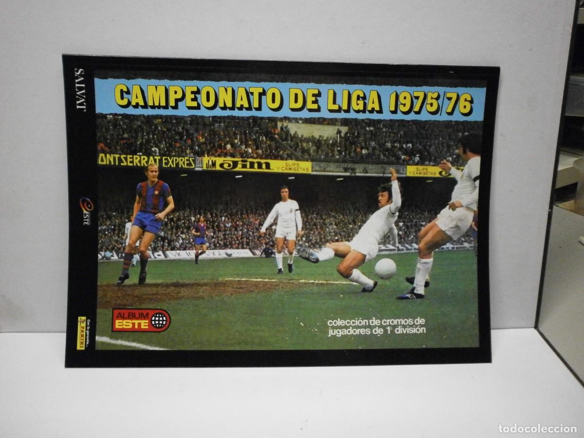&Aacute;lbum de f&uacute;tbol completo: album completo ediciones este liga 1975 76 salvat facsimil buen estado