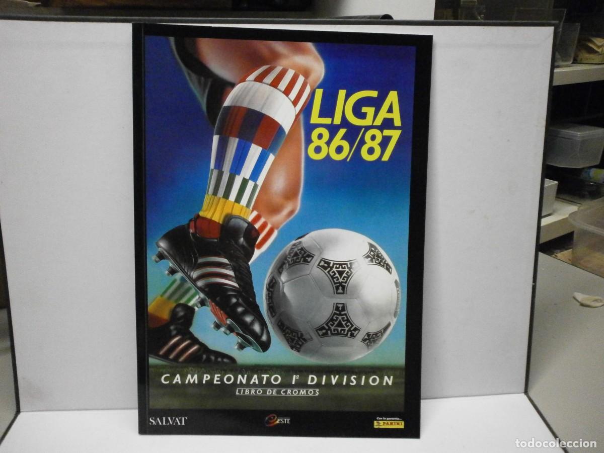 &Aacute;lbum de f&uacute;tbol completo: album completo ediciones este liga 86 87 salvat facsimil buen estado