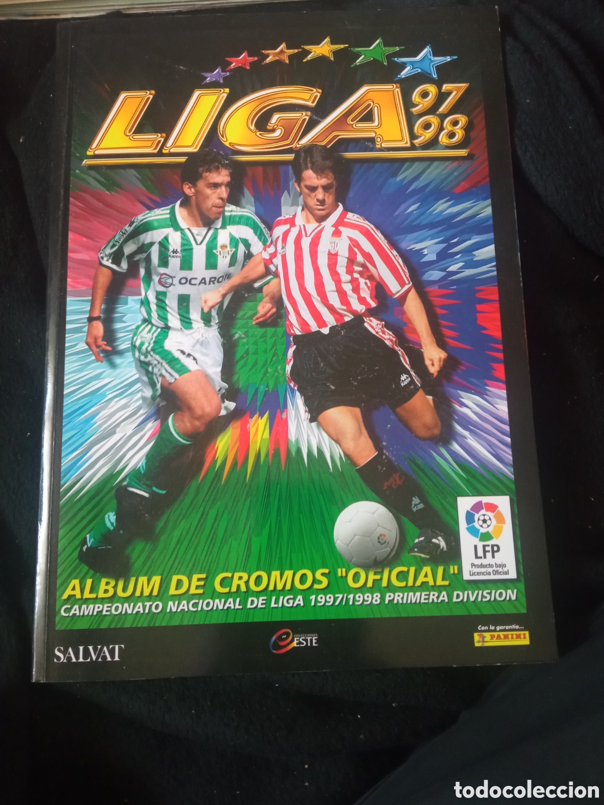 &Aacute;lbum de f&uacute;tbol completo: &Aacute;lbum Facsimil del campeonato de liga 97-98