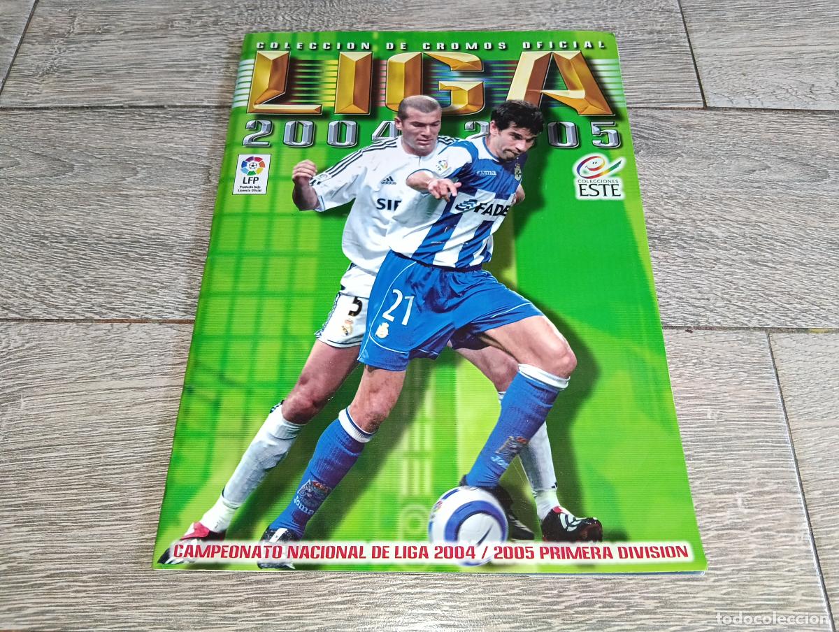 &Aacute;lbum de f&uacute;tbol completo: &Aacute;lbum Liga 2004 2005 Colecciones Este Completo Edici&oacute;n Inicial Pre-Messi Muy Raro