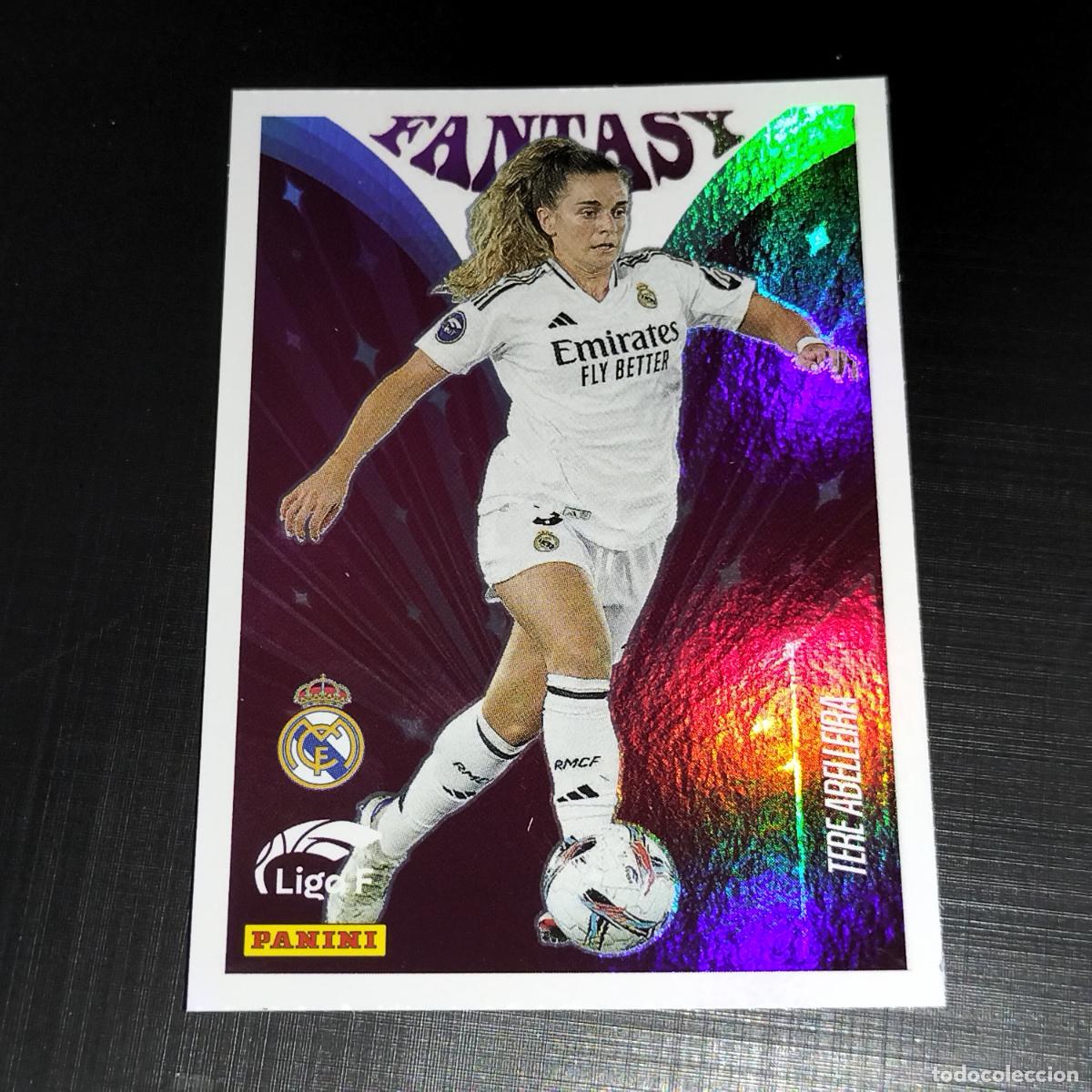 &Aacute;lbum de f&uacute;tbol completo: 344 TERE ABELLEIRA REAL MADRID FANTASY CROMOS LIGA F FEMENINA PANINI 2024 2025 24 25