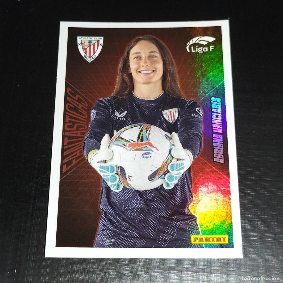 &Aacute;lbum de f&uacute;tbol completo: 345 ADRIANA NANCLARES ATHLETIC BILBAO FANTASTICAS CROMOS LIGA F FEMENINA PANINI 2024 2025 24 25