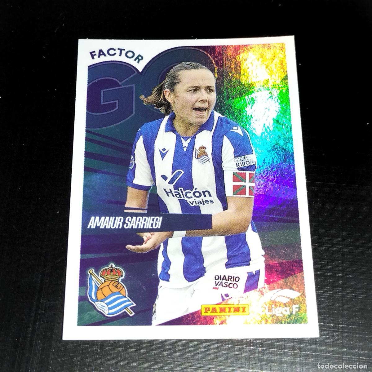 &Aacute;lbum de f&uacute;tbol completo: 355 AMAIUR SARRIEGI REAL SOCIEDAD FACTOR GOL CROMOS LIGA F FEMENINA PANINI 2024 2025 24 25