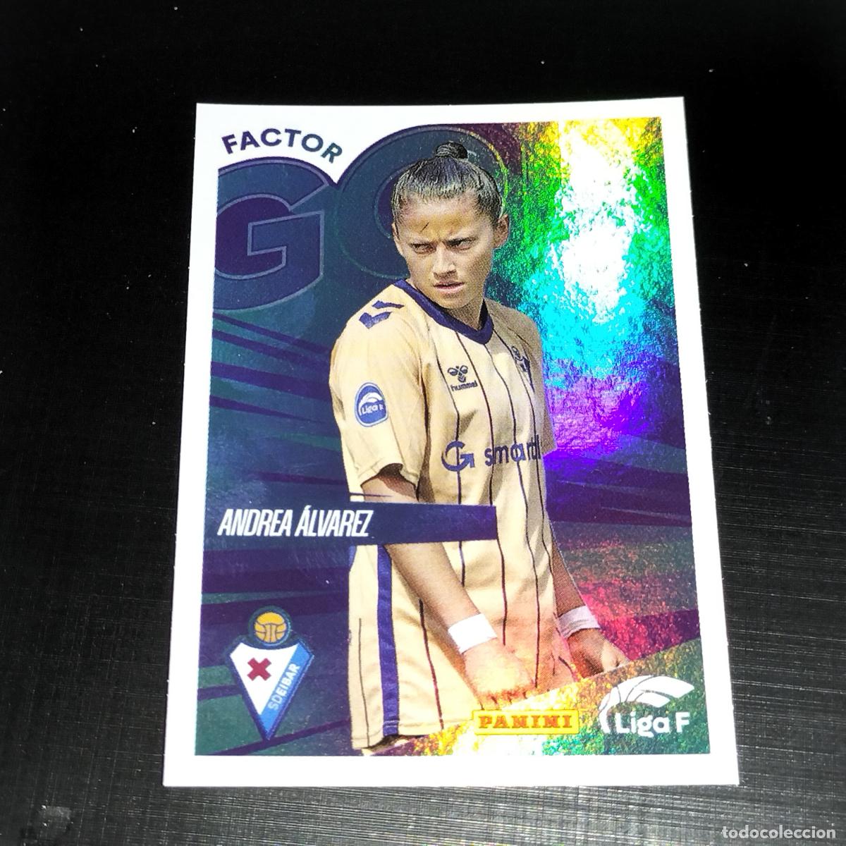 &Aacute;lbum de f&uacute;tbol completo: 356 ANDREA ALVAREZ EIBAR FACTOR GOL CROMOS LIGA F FEMENINA PANINI 2024 2025 24 25
