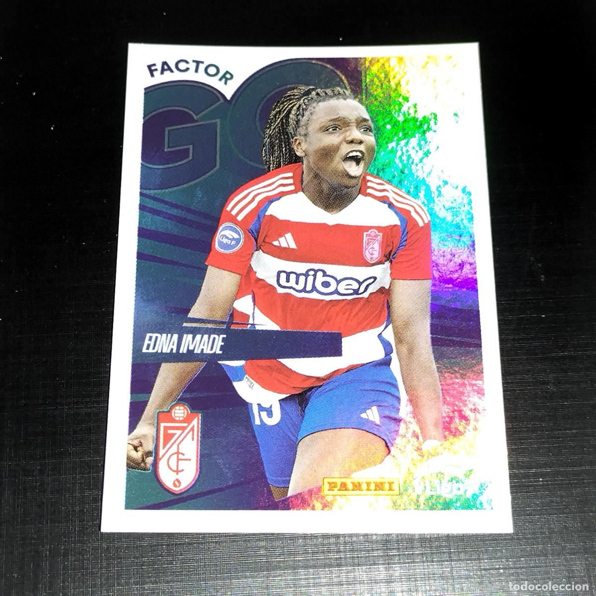 &Aacute;lbum de f&uacute;tbol completo: 360 EDNA IMADE GRANADA FACTOR GOL CROMOS LIGA F FEMENINA PANINI 2024 2025 24 25