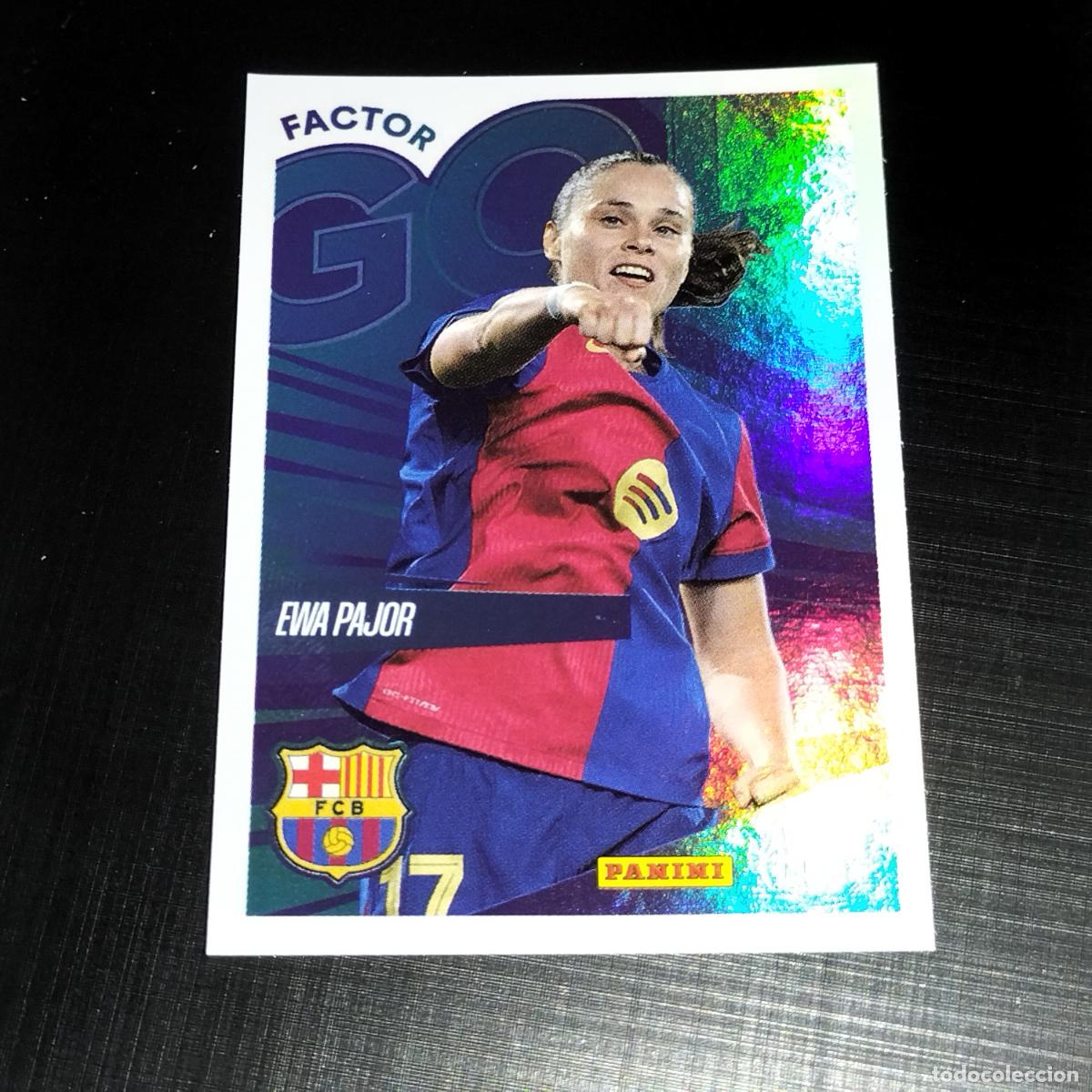 &Aacute;lbum de f&uacute;tbol completo: 361 EWA PAJOR FC BARCELONA FACTOR GOL CROMOS LIGA F FEMENINA PANINI 2024 2025 24 25