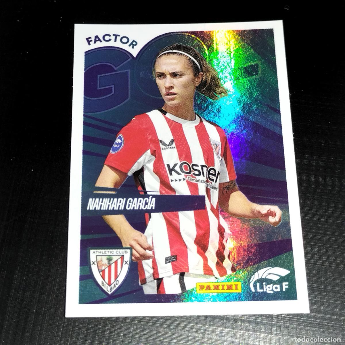 &Aacute;lbum de f&uacute;tbol completo: 367 NAHIKARI GARCIA ATHLETIC BILBAO FACTOR GOL CROMOS LIGA F FEMENINA PANINI 2024 2025 24 25