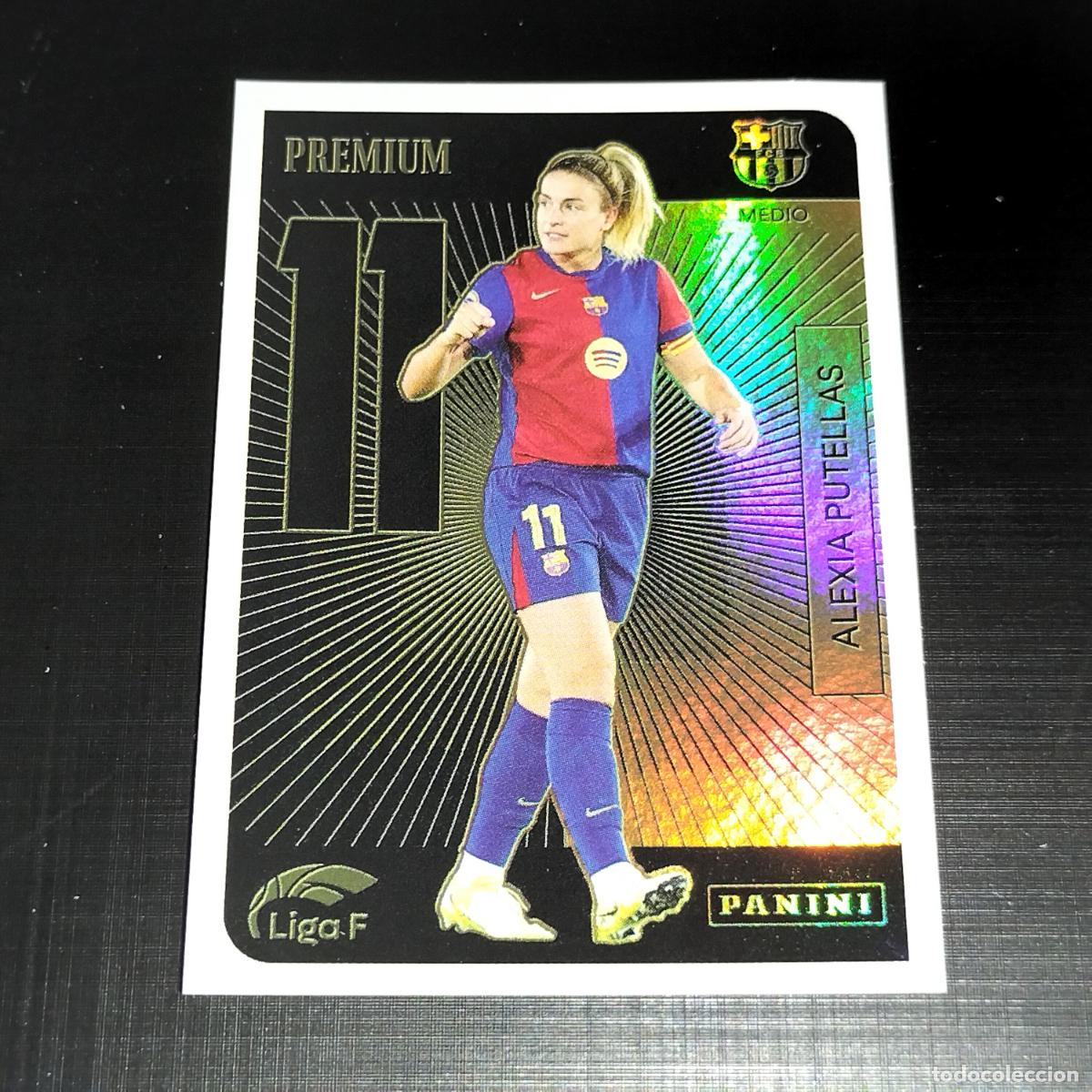 &Aacute;lbum de f&uacute;tbol completo: ALEXIA PUTELLAS PREMIUM 11 FC BARCELONA CROMOS LIGA F FEMENINA PANINI 2024 2025 24 25