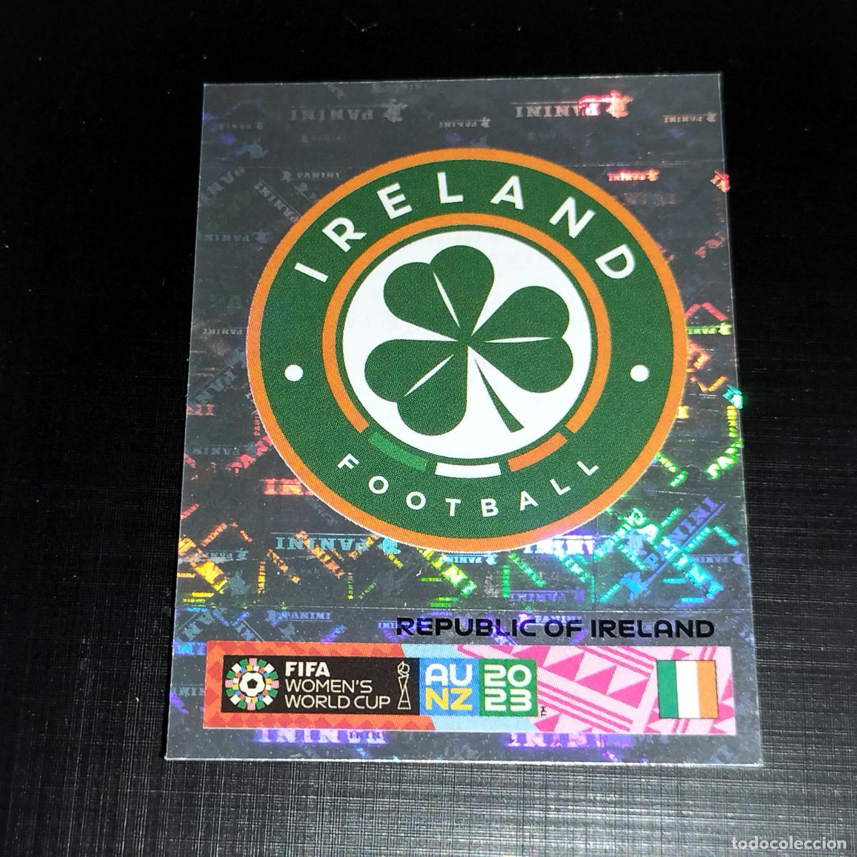 &Aacute;lbum de f&uacute;tbol completo: 90 ESCUDO LOGO IRLANDA CROMOS FIFA WOMEN'S WORLD CUP AU NZ PANINI MUNDIAL FEMENINO 23 2023