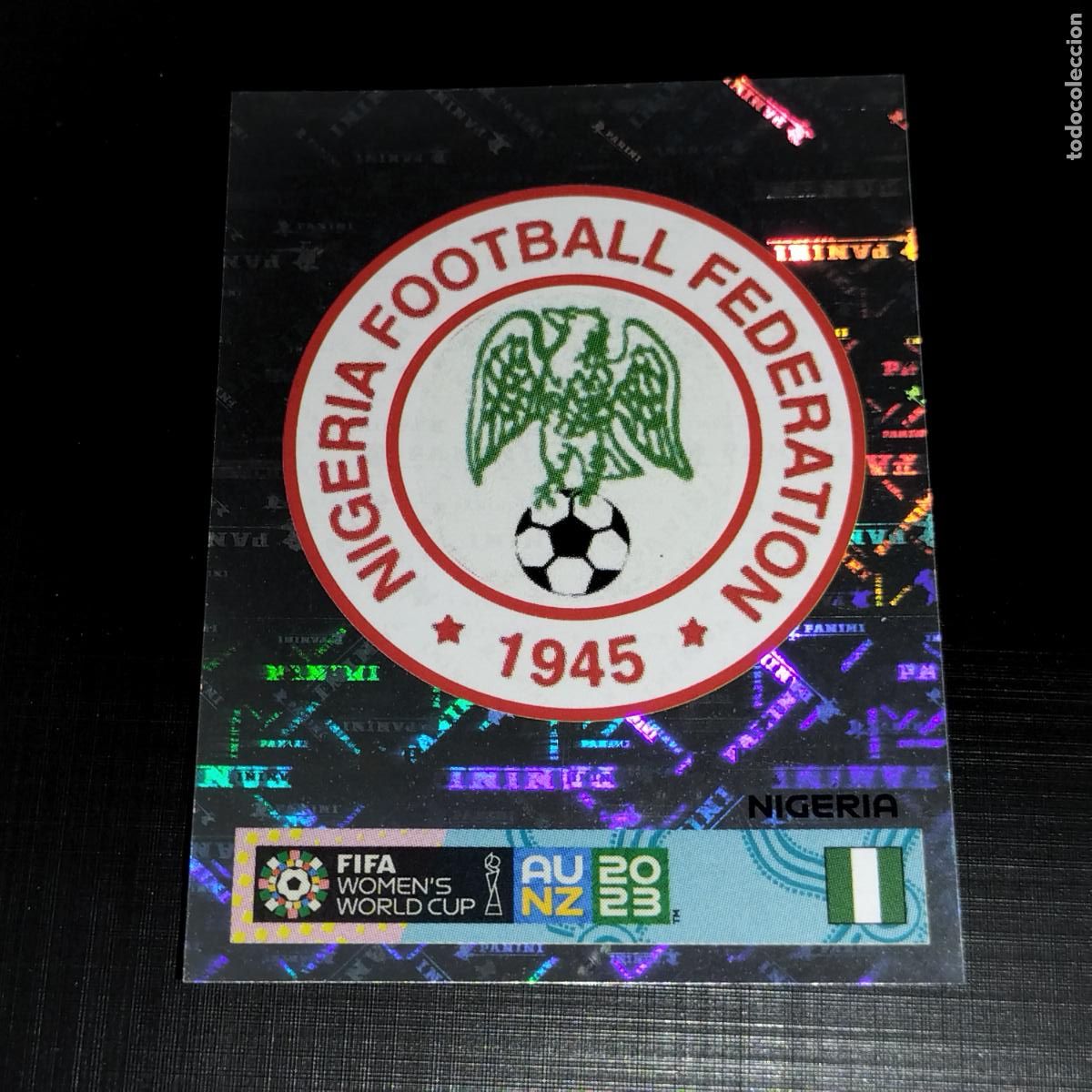&Aacute;lbum de f&uacute;tbol completo: 107 ESCUDO LOGO NIGERIA CROMOS FIFA WOMEN'S WORLD CUP AU NZ PANINI MUNDIAL FEMENINO 23 2023
