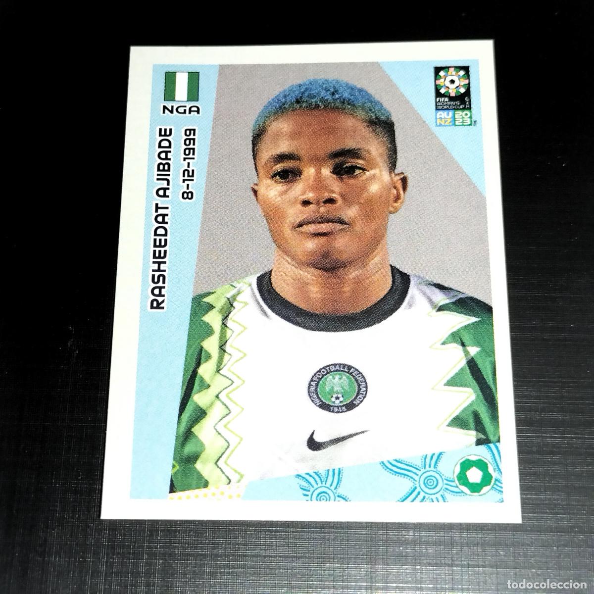 Caderneta de futebol completa: 120 RASHEEDAT AJIBADE NIGERIA CROMO FIFA WOMEN'S WORLD CUP AU NZ PANINI MUNDIAL FEMENINO 23 2023