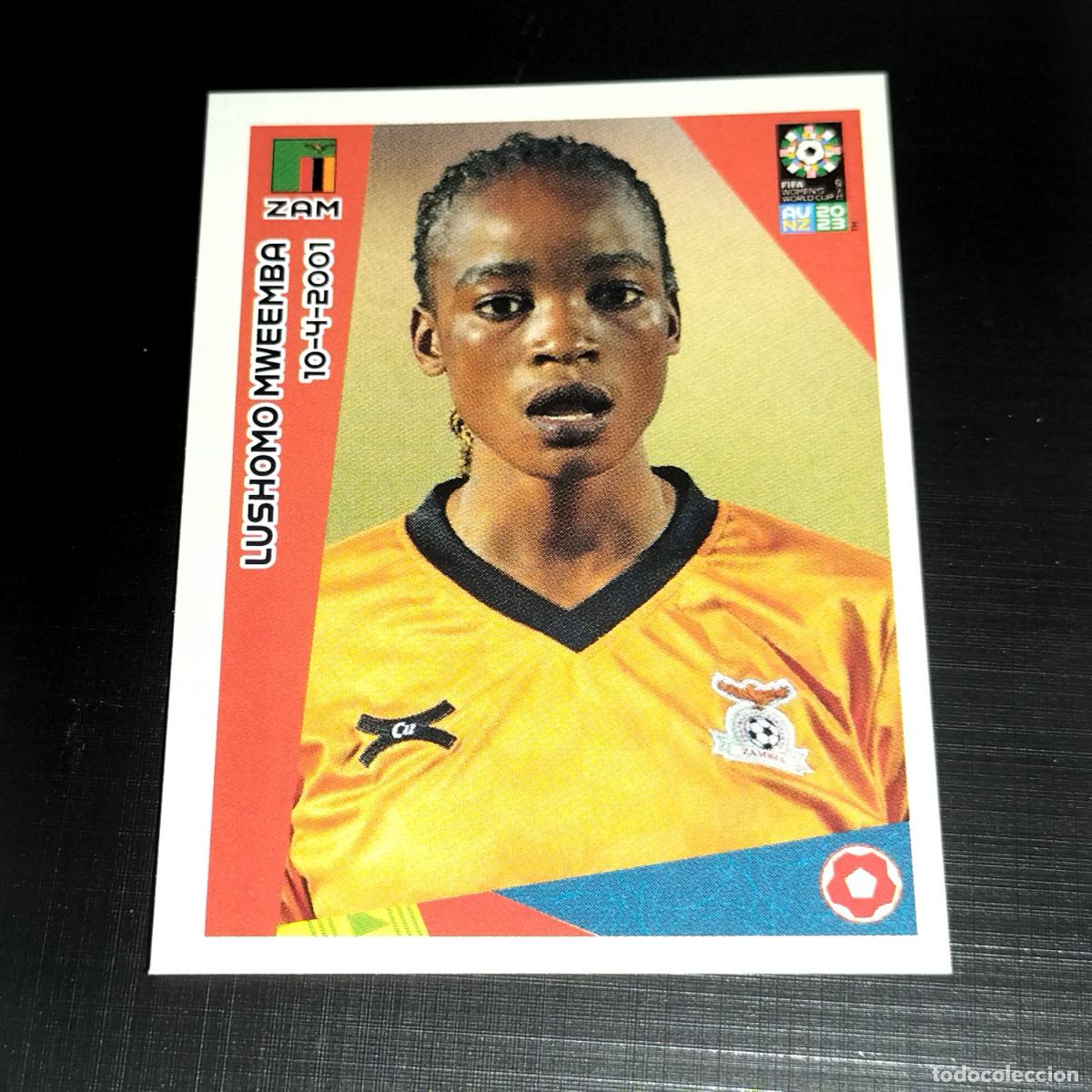 &Aacute;lbum de f&uacute;tbol completo: 177 LUSHOMO MWEEMBA ZAMBIA CROMO FIFA WOMEN'S WORLD CUP AU NZ PANINI MUNDIAL FEMENINO 23 2023