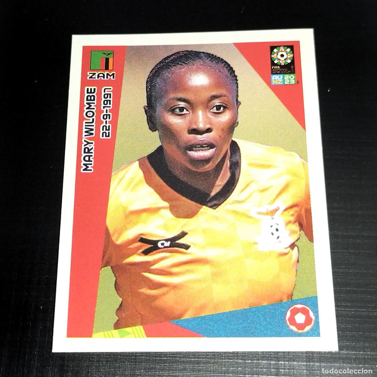 &Aacute;lbum de f&uacute;tbol completo: 181 MARY WILOMBE ZAMBIA CROMO FIFA WOMEN'S WORLD CUP AU NZ PANINI MUNDIAL FEMENINO 23 2023