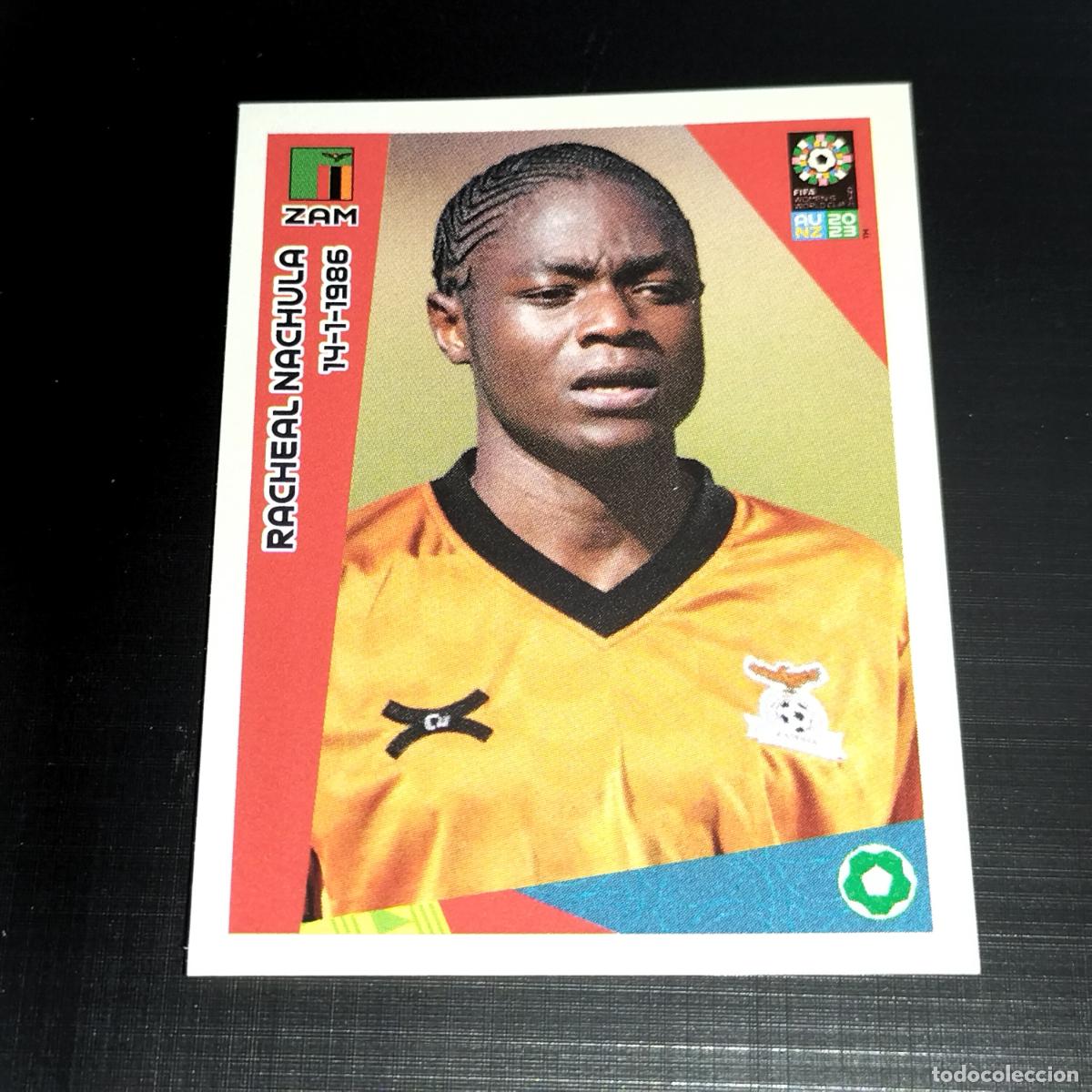&Aacute;lbum de f&uacute;tbol completo: 187 RACHEAL NACHULA ZAMBIA CROMO FIFA WOMEN'S WORLD CUP AU NZ PANINI MUNDIAL FEMENINO 23 2023
