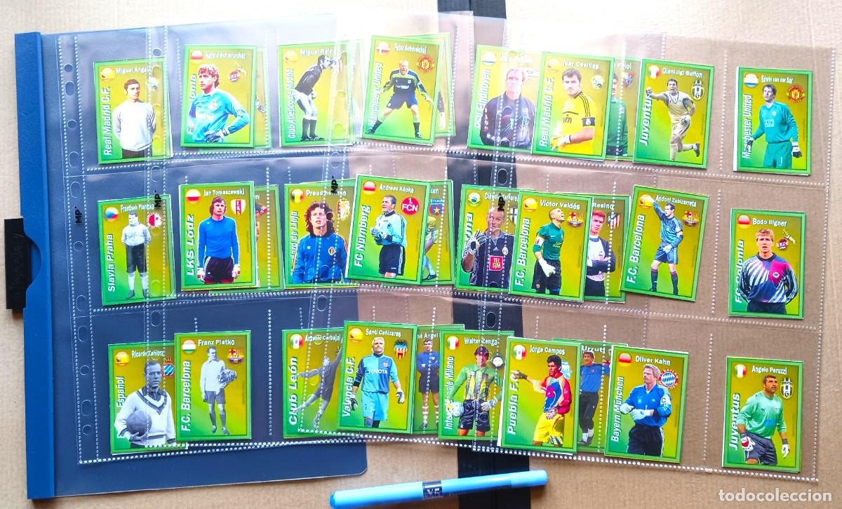 &Aacute;lbum de f&uacute;tbol completo: ALBUM GUARDAMETAS LEGENDARIOS MEJORES PORTEROS DEL MUNDO COMPLETA 68 CROMOS GOALKEEPERS
