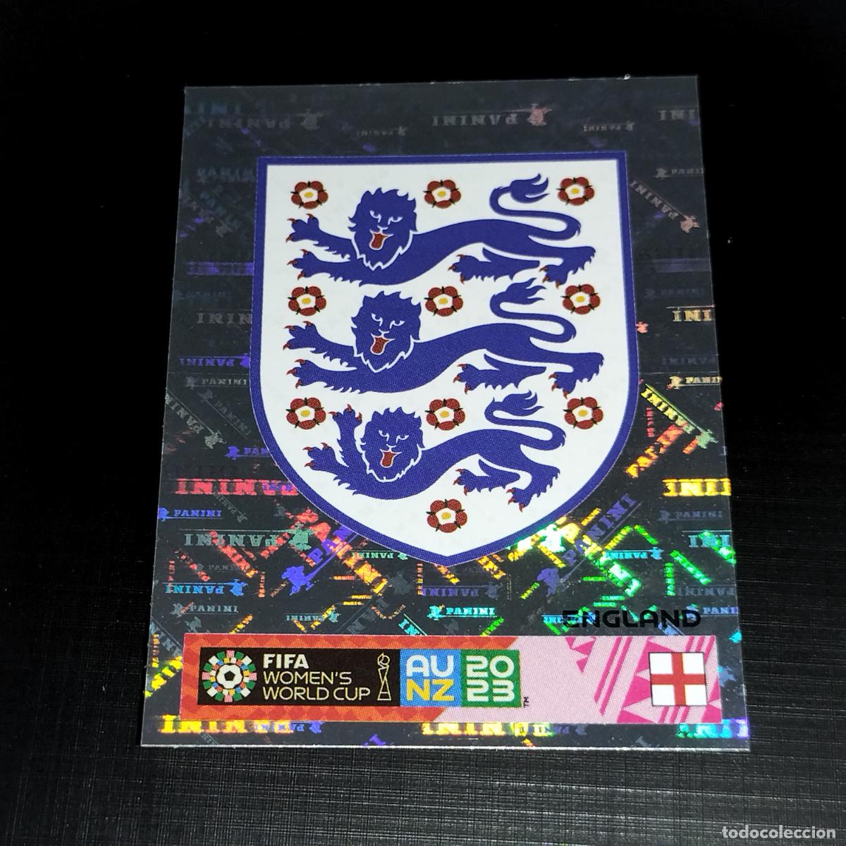 &Aacute;lbum de f&uacute;tbol completo: 209 ESCUDO LOGO INGLATERRA CROMO FIFA WOMEN'S WORLD CUP AU NZ PANINI MUNDIAL FEMENINO 23 2023