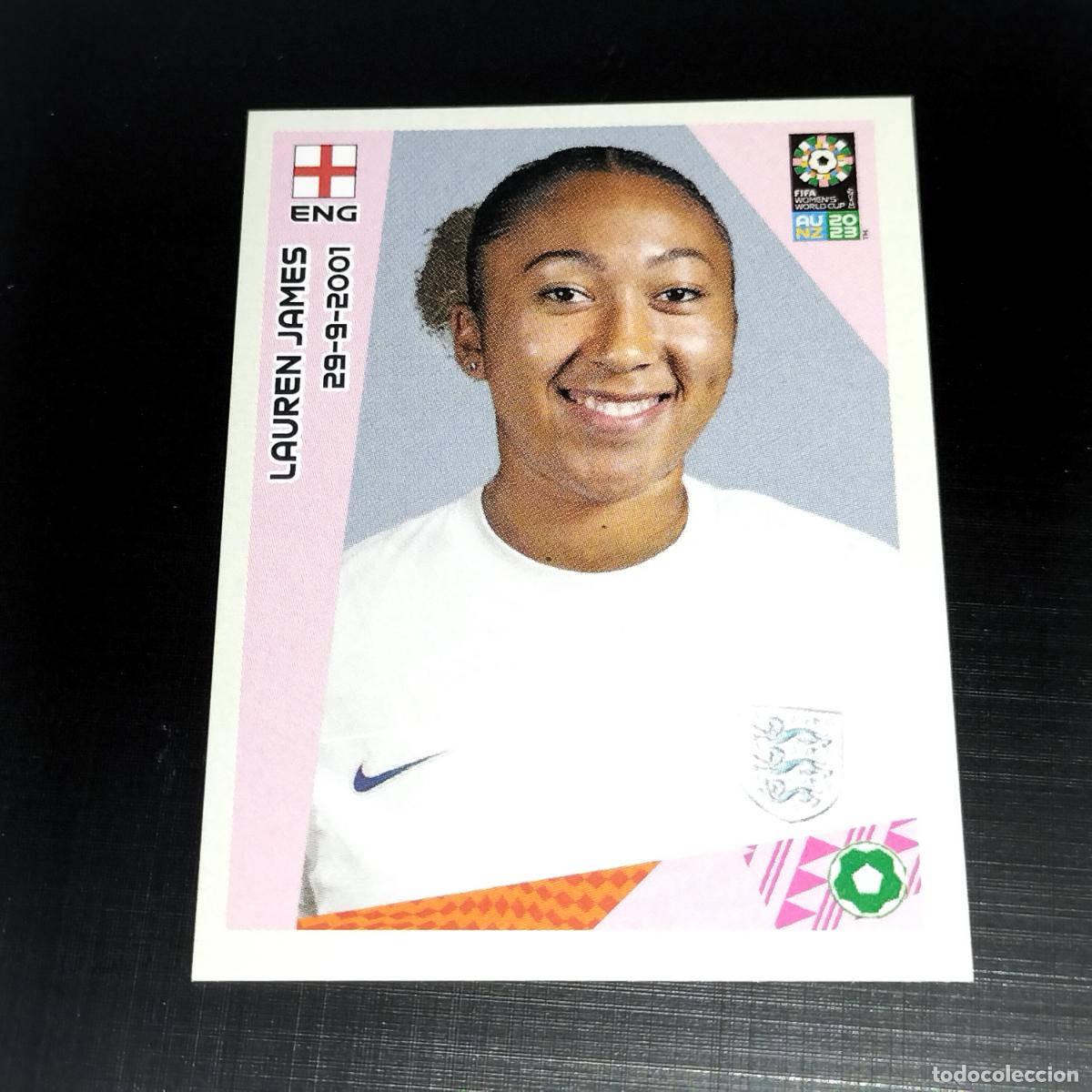 &Aacute;lbum de f&uacute;tbol completo: 220 LAUREN JAMES INGLATERRA CROMO FIFA WOMEN'S WORLD CUP AU NZ PANINI MUNDIAL FEMENINO 23 2023