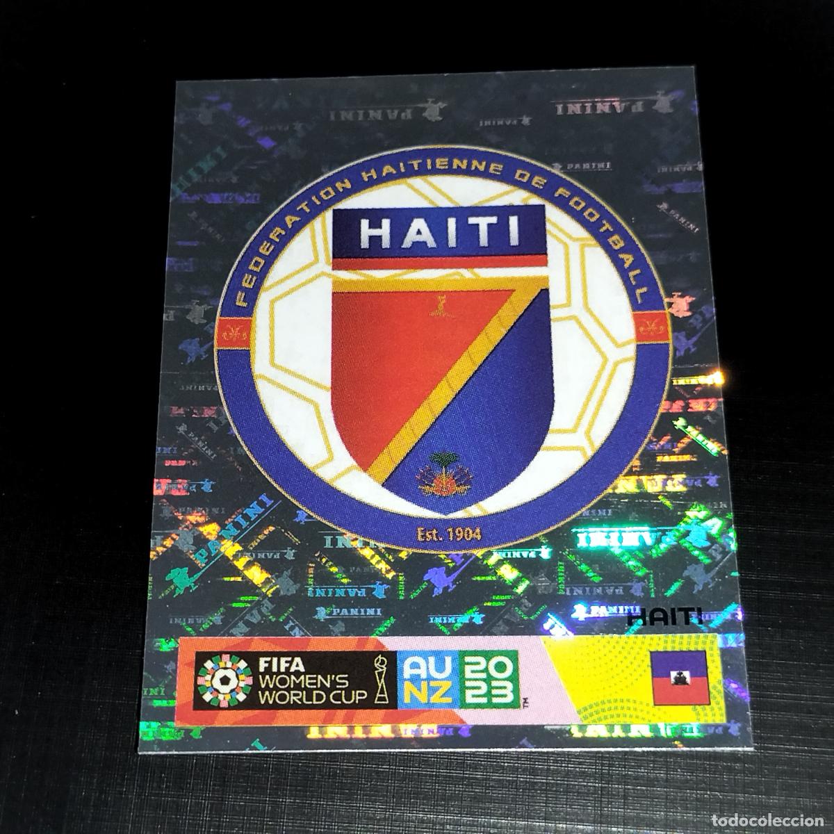 &Aacute;lbum de f&uacute;tbol completo: 226 ESCUDO LOGO HAITI CROMO FIFA WOMEN'S WORLD CUP AU NZ PANINI MUNDIAL FEMENINO 23 2023