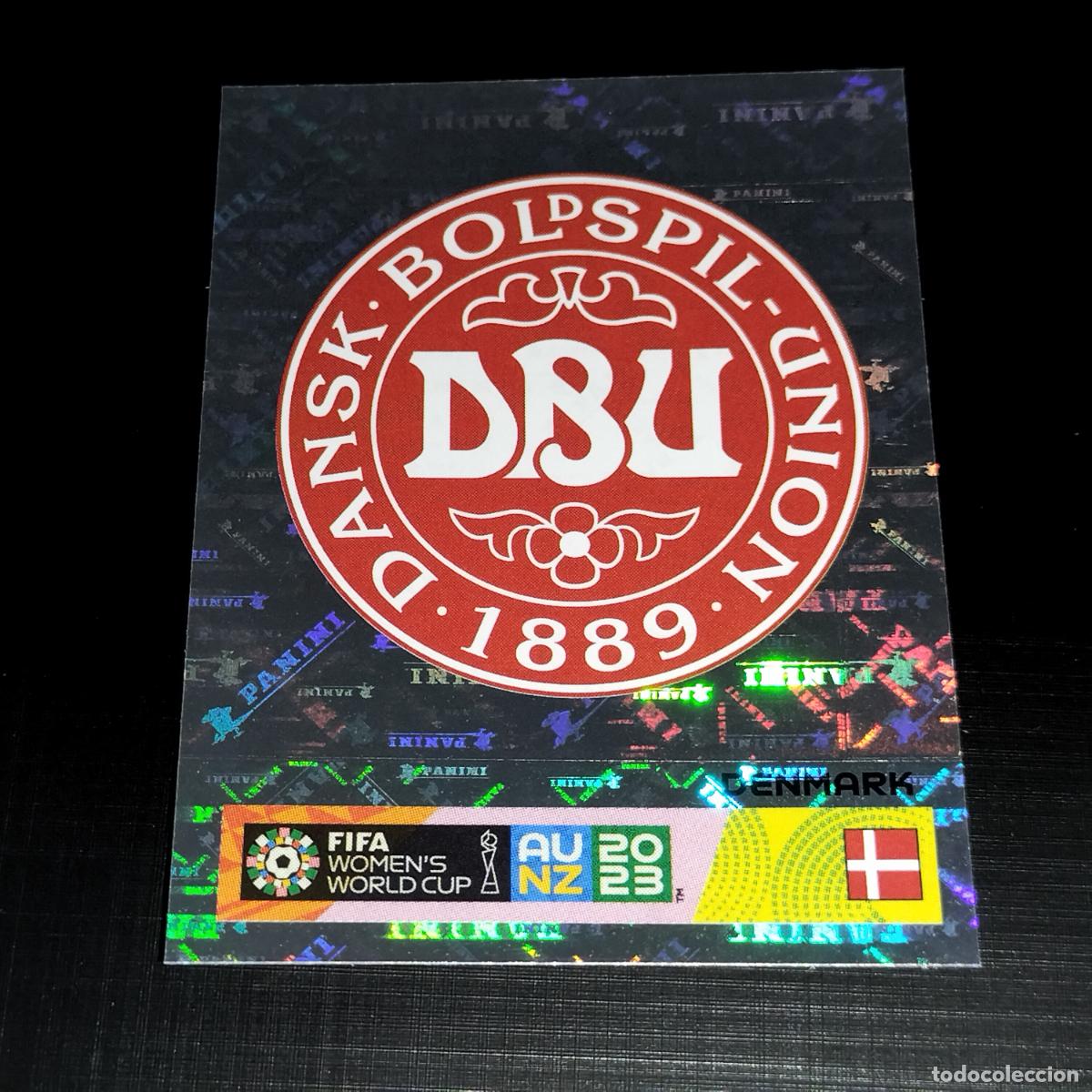 &Aacute;lbum de f&uacute;tbol completo: 243 ESCUDO LOGO DINAMARCA CROMO FIFA WOMEN'S WORLD CUP AU NZ PANINI MUNDIAL FEMENINO 23 2023