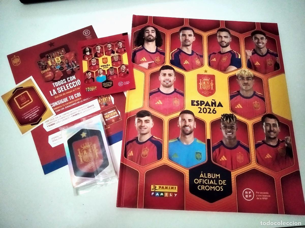 &Aacute;lbum de f&uacute;tbol completo: Espa&ntilde;a 2026 Carrefour / Panini COMPLETA SIN PEGAR