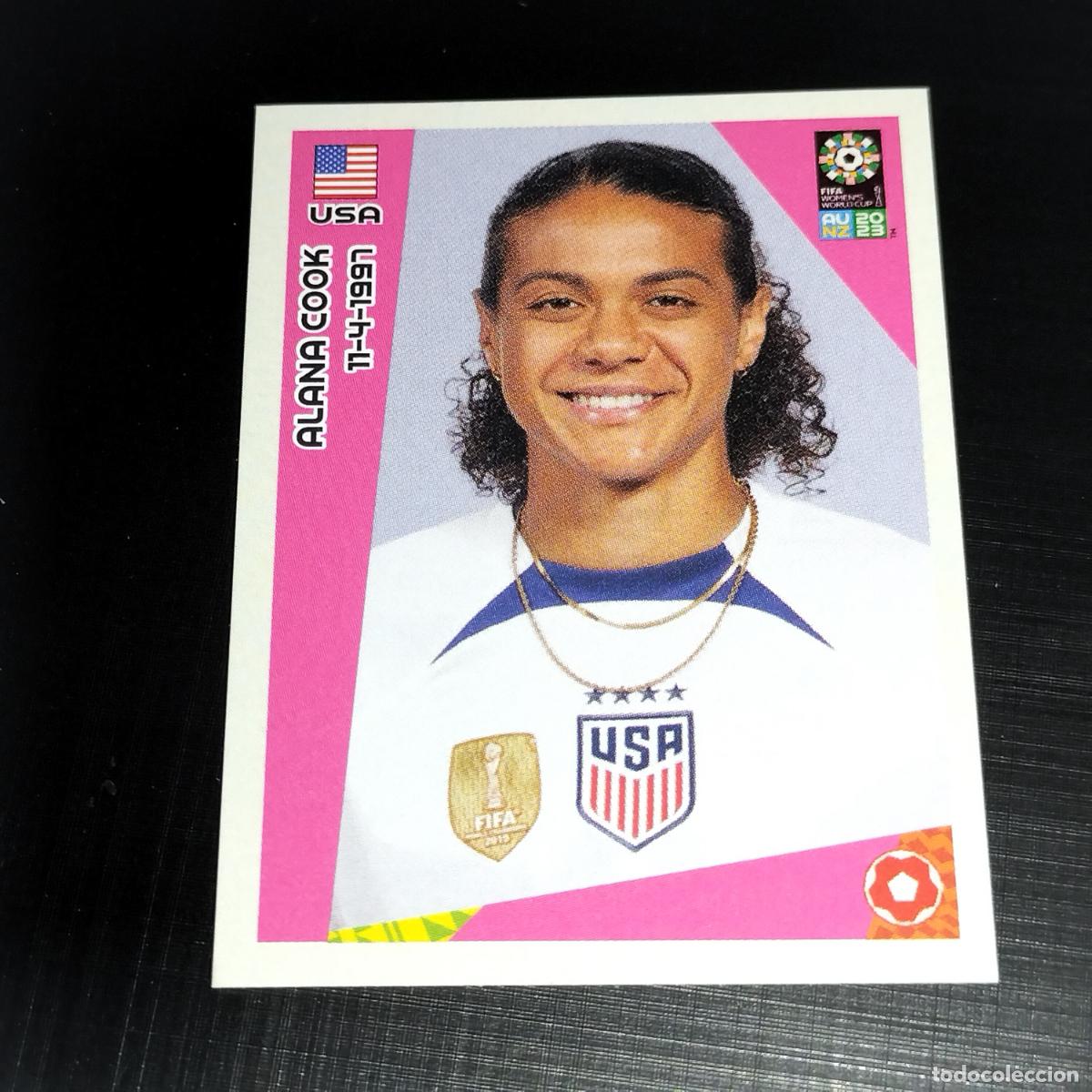&Aacute;lbum de f&uacute;tbol completo: 313 ALANA COOK USA ESTADOS UNIDOS CROMO FIFA WOMEN'S WORLD CUP AU NZ PANINI MUNDIAL FEMENINO 23 2023