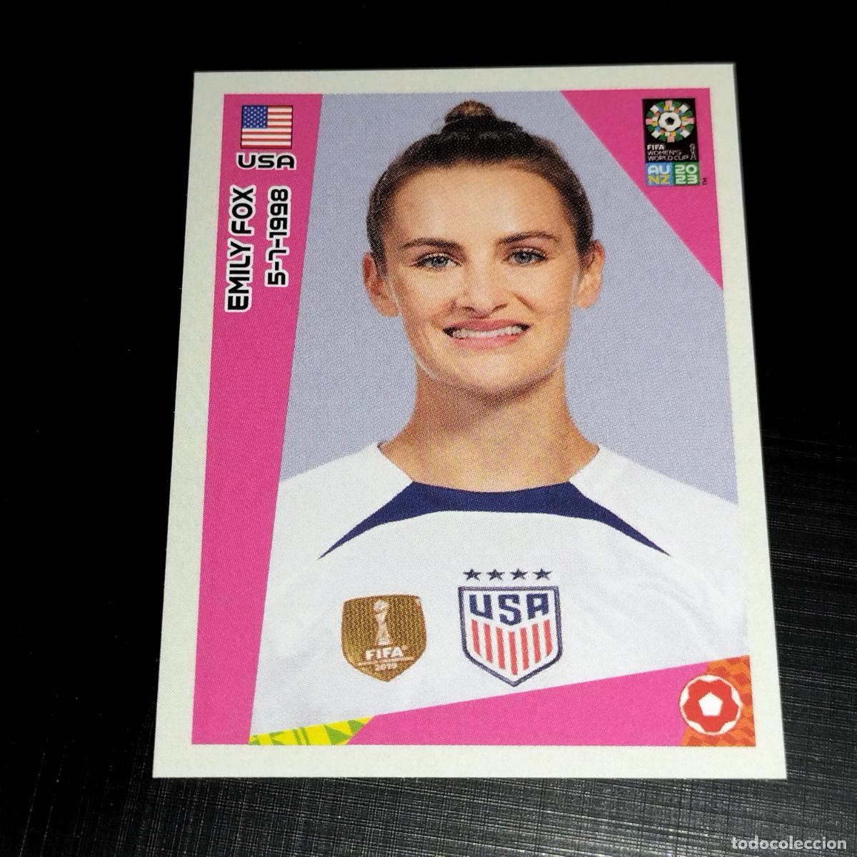 &Aacute;lbum de f&uacute;tbol completo: 314 EMILY FOX USA ESTADOS UNIDOS CROMOS FIFA WOMEN'S WORLD CUP AU NZ PANINI MUNDIAL FEMENINO 23 2023