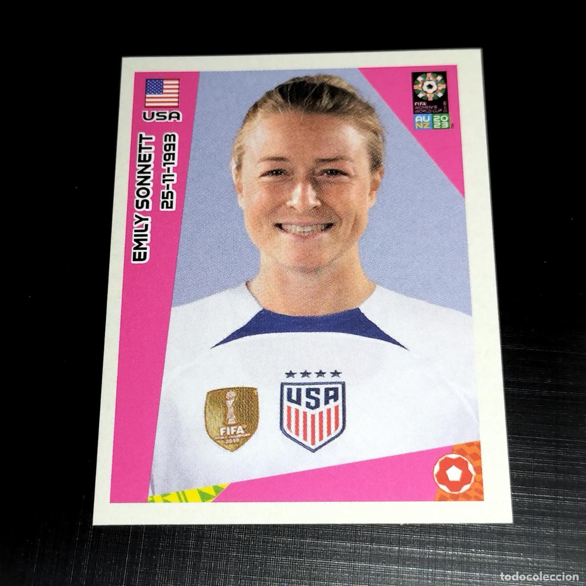 &Aacute;lbum de f&uacute;tbol completo: 314 EMILY SONNETT FOX USA CROMOS FIFA WOMEN'S WORLD CUP AU NZ PANINI MUNDIAL FEMENINO 23 2023