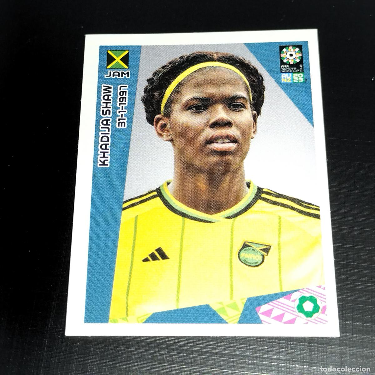 &Aacute;lbum de f&uacute;tbol completo: 409 KHADIJA SHAW JAMAICA CROMOS FIFA WOMEN'S WORLD CUP AU NZ PANINI MUNDIAL FEMENINO 23 2023