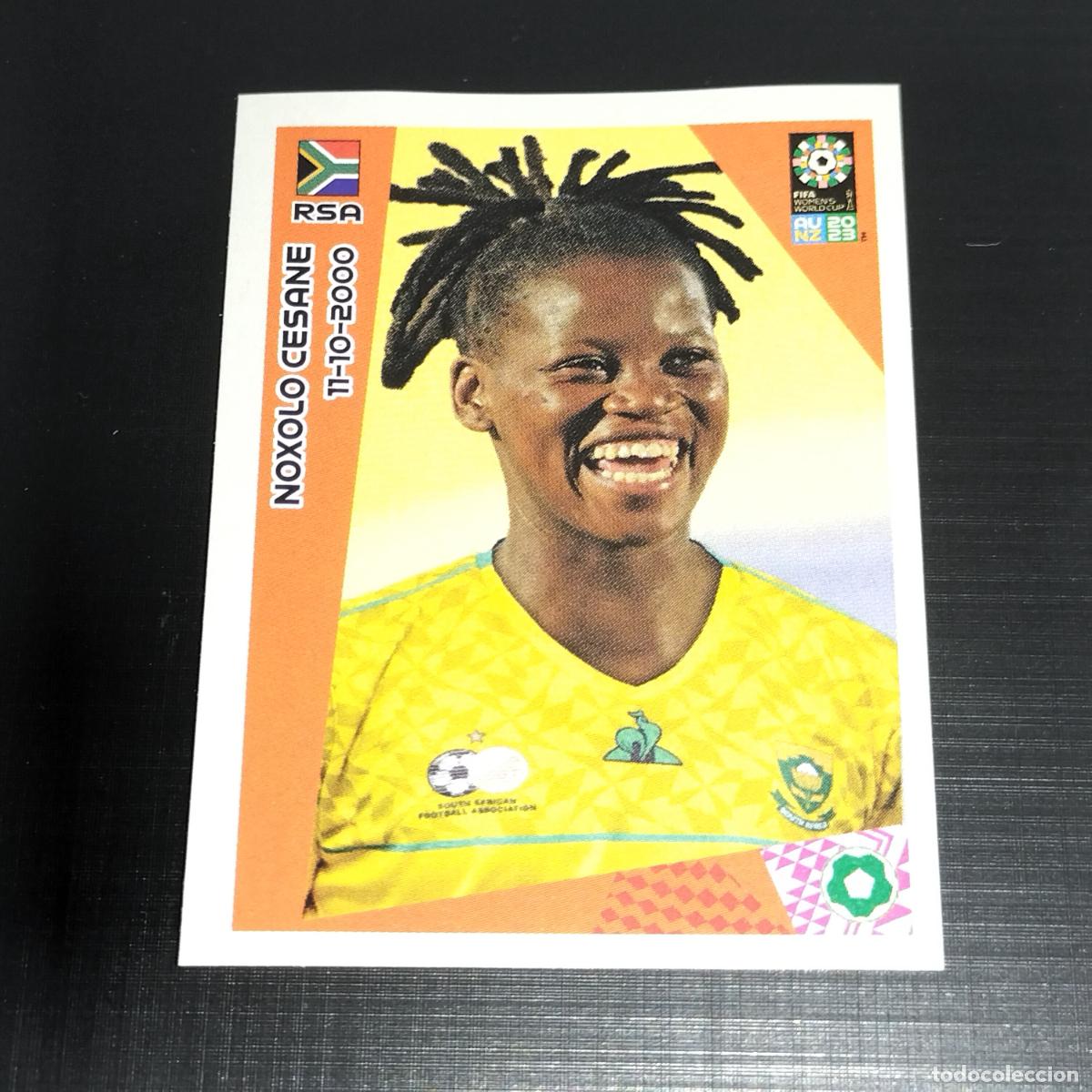 Vollst&auml;ndige Fu&szlig;ballsammelalben: 476 NOXOLO CESANE SUDAFRICA CROMOS FIFA WOMEN'S WORLD CUP AU NZ PANINI MUNDIAL FEMENINO 23 2023