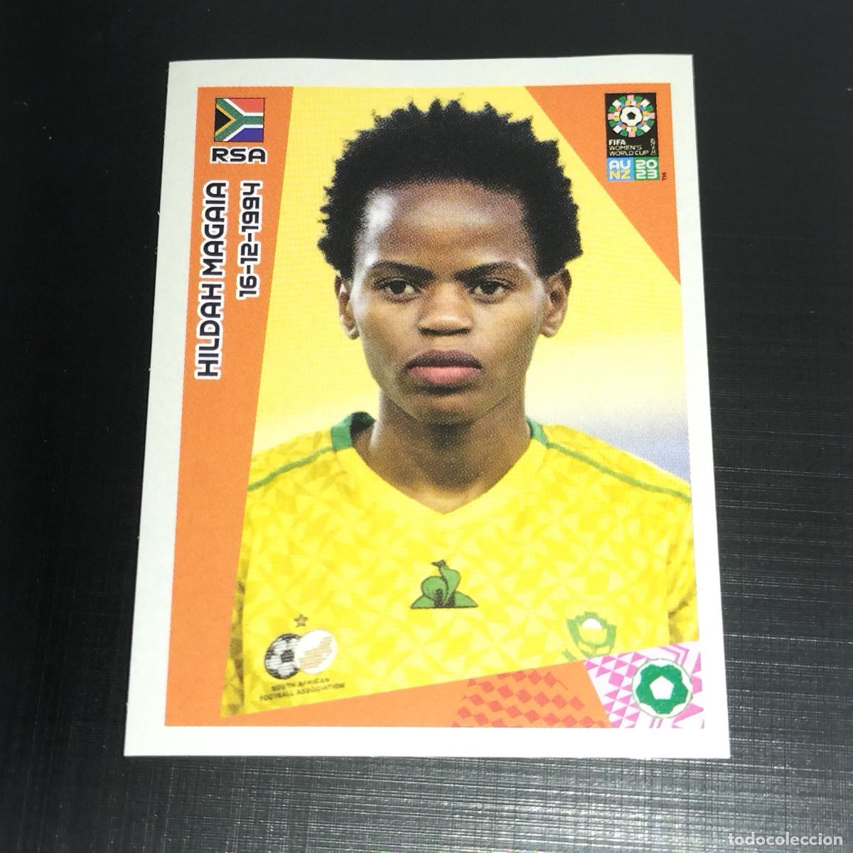 Vollst&auml;ndige Fu&szlig;ballsammelalben: 477 HILDAH MAGAIA SUDAFRICA CROMOS FIFA WOMEN'S WORLD CUP AU NZ PANINI MUNDIAL FEMENINO 23 2023