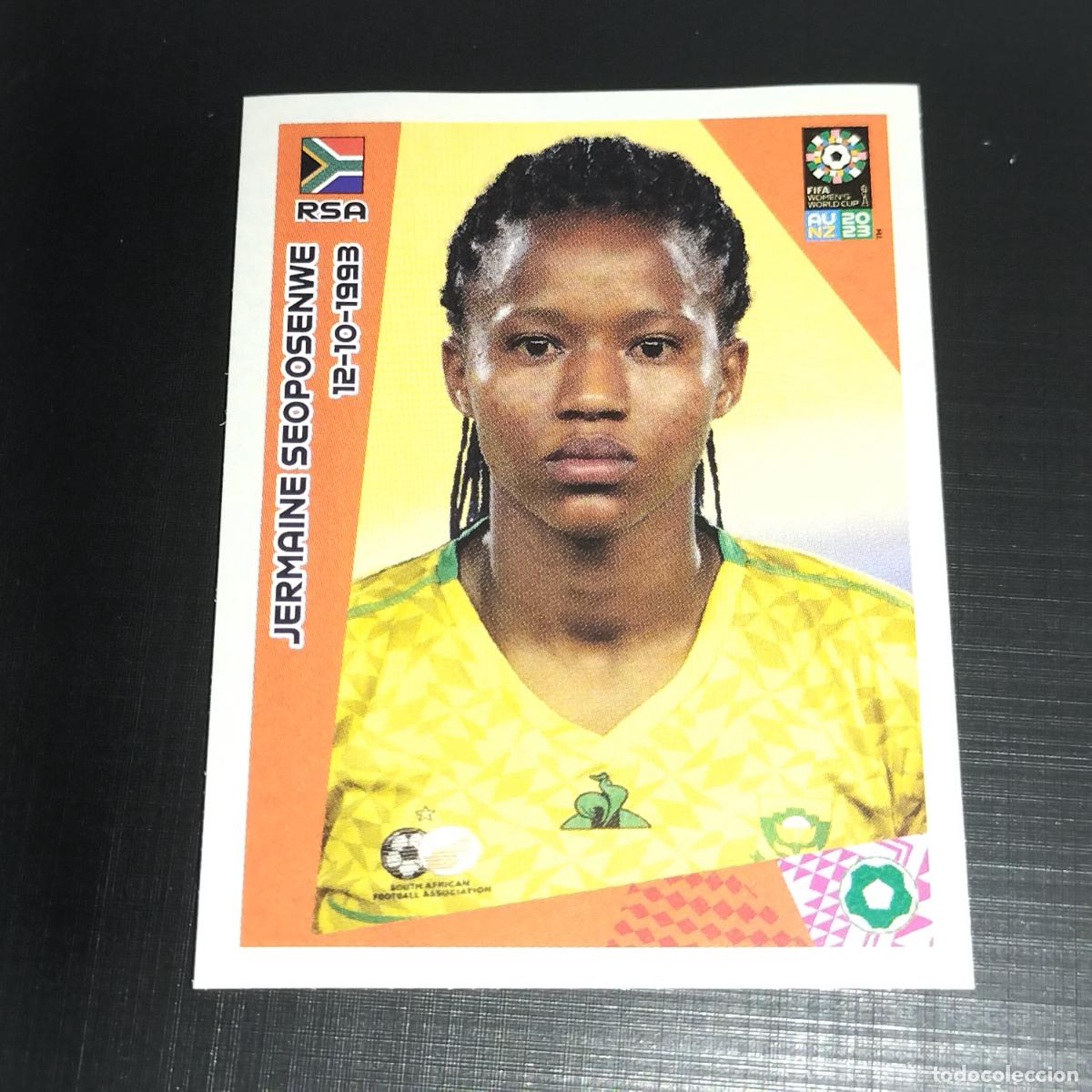 &Aacute;lbum de f&uacute;tbol completo: 478 JERMAINE SEOPOSENWE SUDAFRICA CROMO FIFA WOMEN'S WORLD CUP AU NZ PANINI MUNDIAL FEMENINO 23 2023