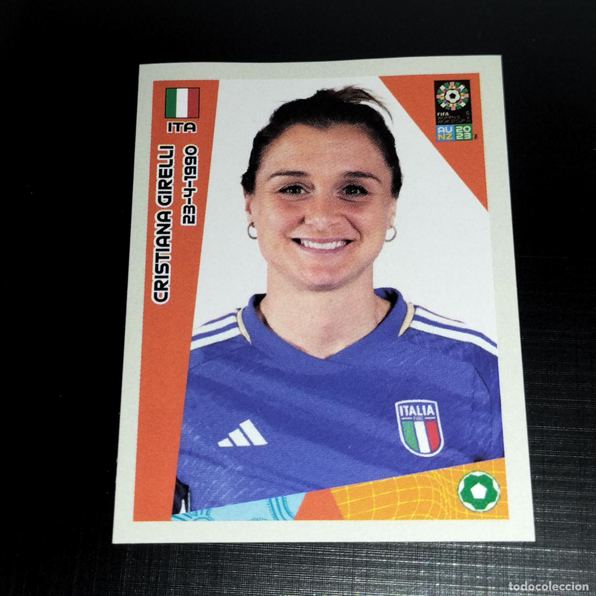 Vollst&auml;ndige Fu&szlig;ballsammelalben: 495 CRISTIANA GIRELLI ITALIA CROMO FIFA WOMEN'S WORLD CUP AU NZ PANINI MUNDIAL FEMENINO 23 2023