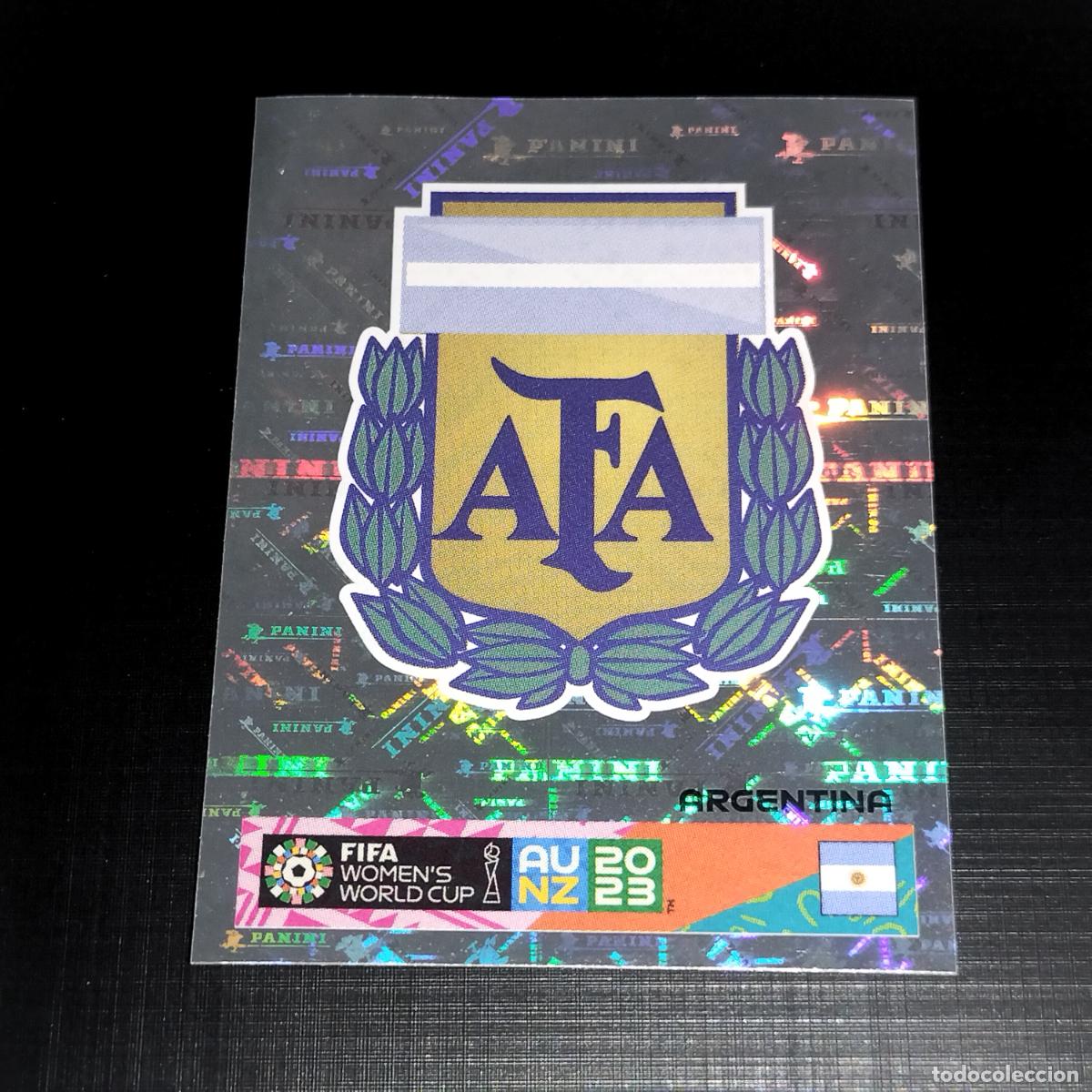 &Aacute;lbum de f&uacute;tbol completo: 496 ESCUDO LOGO ARGENTINA CROMO FIFA WOMEN'S WORLD CUP AU NZ PANINI MUNDIAL FEMENINO 23 2023