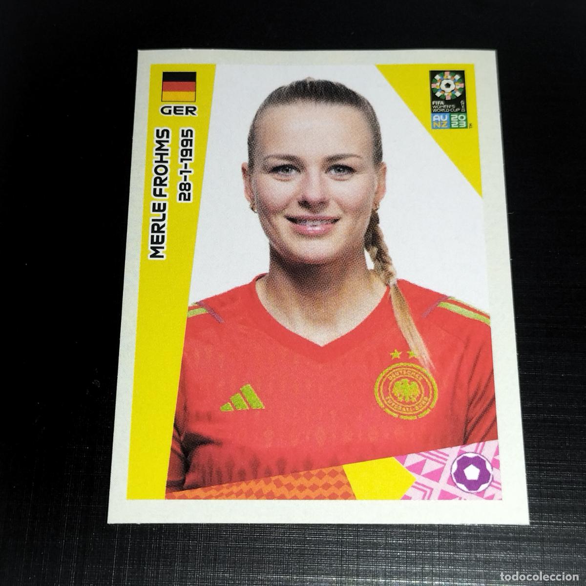 Vollst&auml;ndige Fu&szlig;ballsammelalben: 514 MERLE FROHMS ALEMANIA CROMO FIFA WOMEN'S WORLD CUP AU NZ PANINI MUNDIAL FEMENINO 23 2023