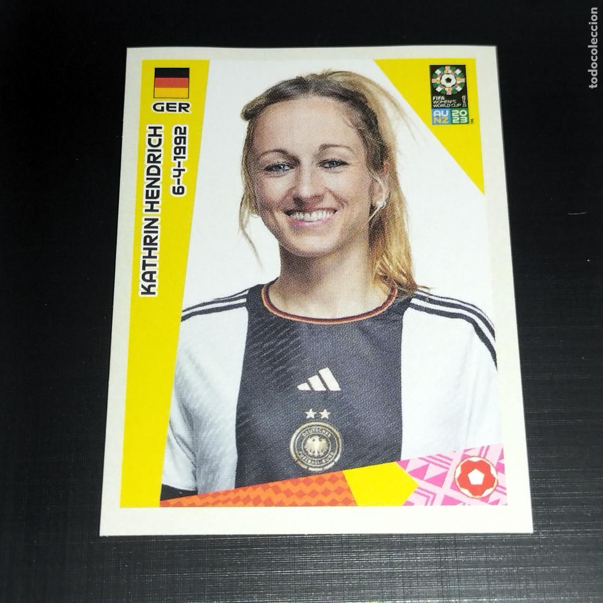 Vollst&auml;ndige Fu&szlig;ballsammelalben: 515 KATHRIN HENDRICH ALEMANIA CROMO FIFA WOMEN'S WORLD CUP AU NZ PANINI MUNDIAL FEMENINO 23 2023