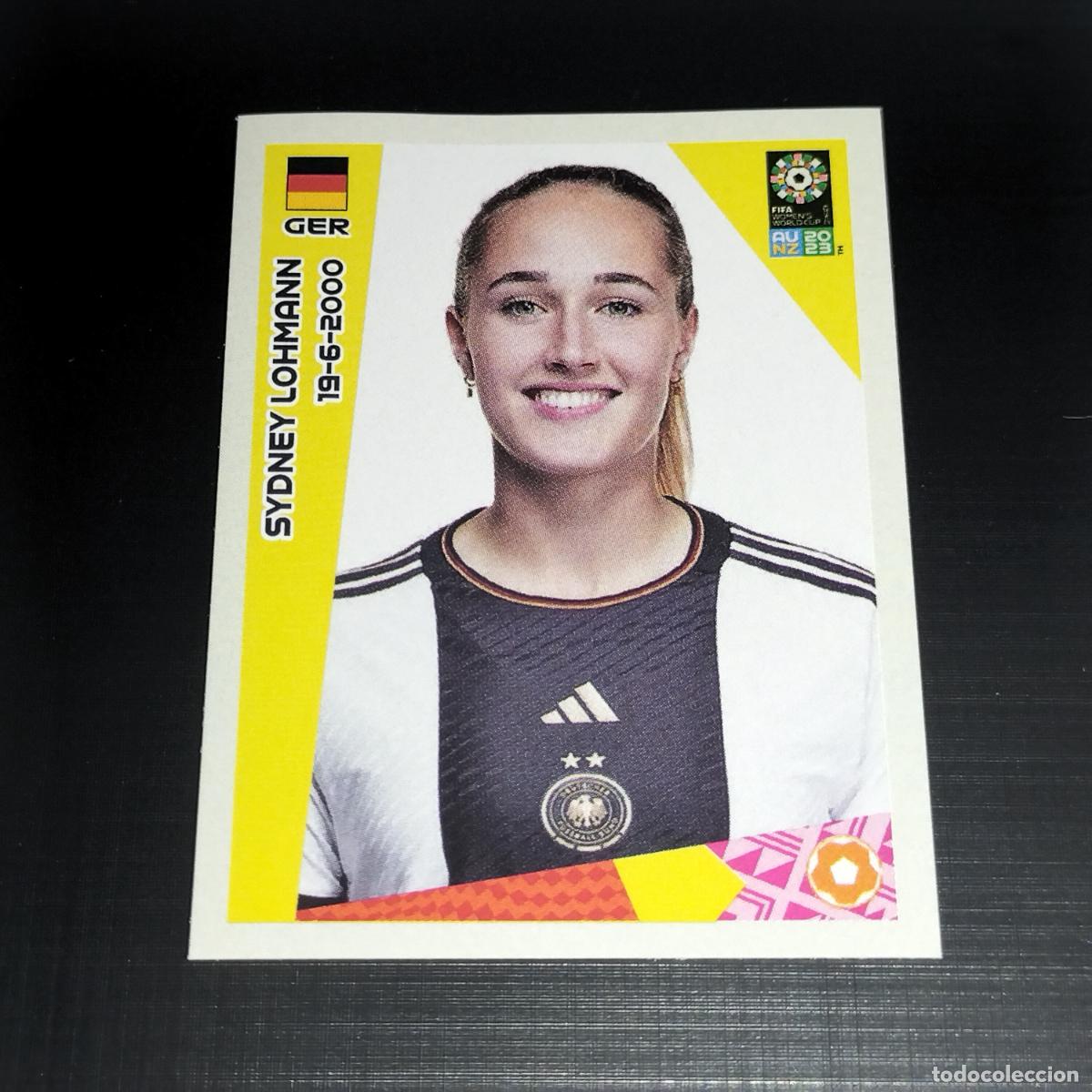 Caderneta de futebol completa: 524 SYDNEY LOHMANN ALEMANIA CROMO FIFA WOMEN'S WORLD CUP AU NZ PANINI MUNDIAL FEMENINO 23 2023