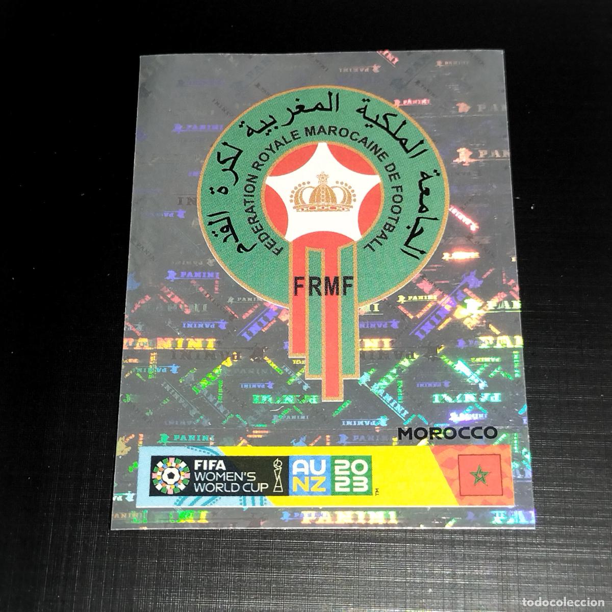 Caderneta de futebol completa: 530 ESCUDO LOGO MARRUECOS CROMO FIFA WOMEN'S WORLD CUP AU NZ PANINI MUNDIAL FEMENINO 23 2023