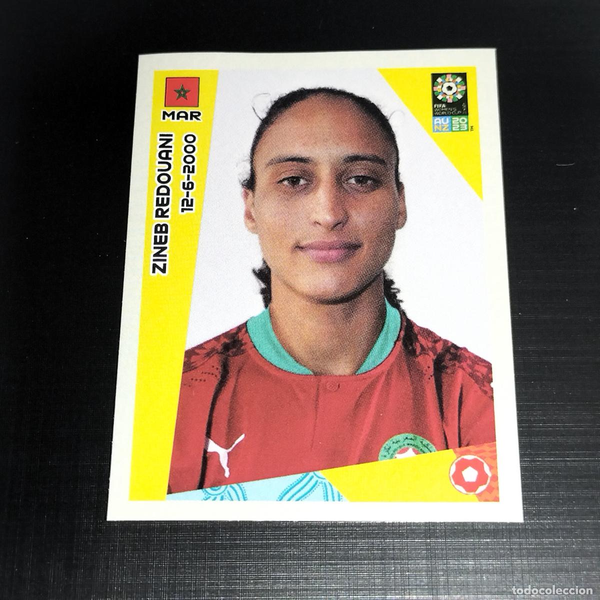 &Aacute;lbum de f&uacute;tbol completo: 532 ZINEB REDOUANI MARRUECOS CROMO FIFA WOMEN'S WORLD CUP AU NZ PANINI MUNDIAL FEMENINO 23 2023