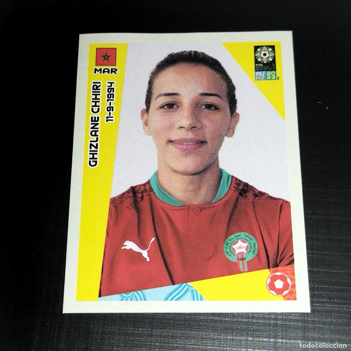 &Aacute;lbum de f&uacute;tbol completo: 534 GHIZLANE CHHIRI MARRUECOS CROMO FIFA WOMEN'S WORLD CUP AU NZ PANINI MUNDIAL FEMENINO 23 2023