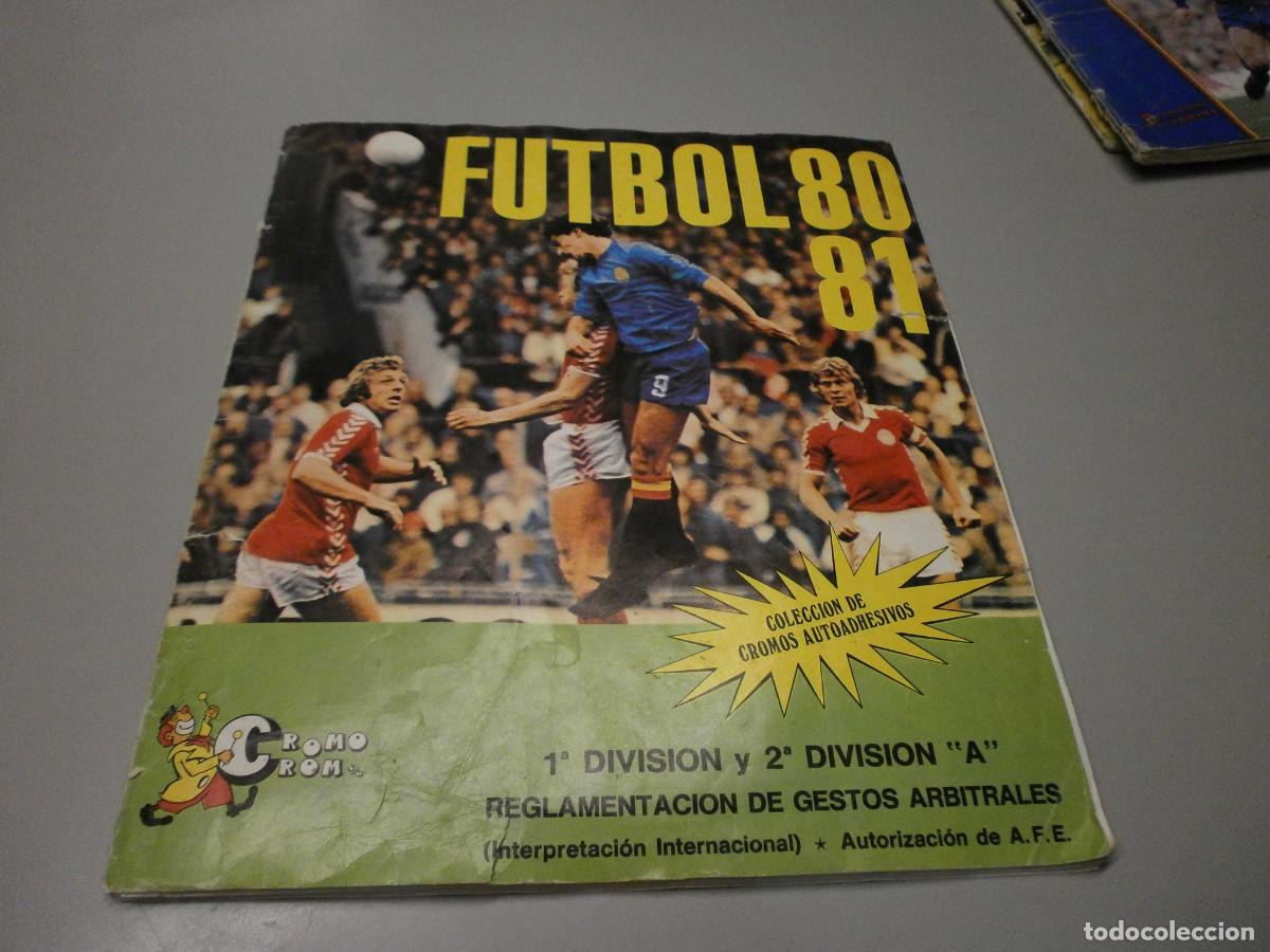 &Aacute;lbum di calcio completo: album futbol 80 81 editorial crom solo a falta de 10 cromos