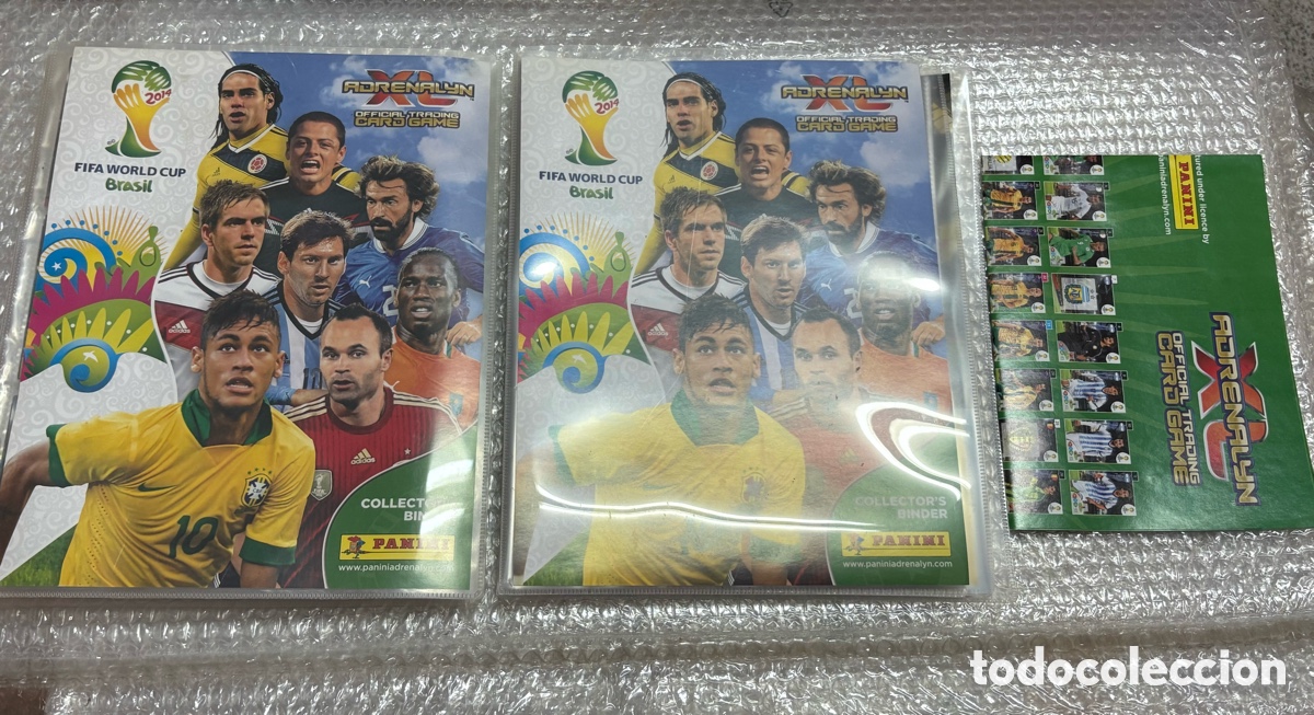 &Aacute;lbum de f&uacute;tbol completo: Colecci&oacute;n Completa Adrenalyn XL 2014 Mundial Brasil + 32 Limited Messi Cristiano