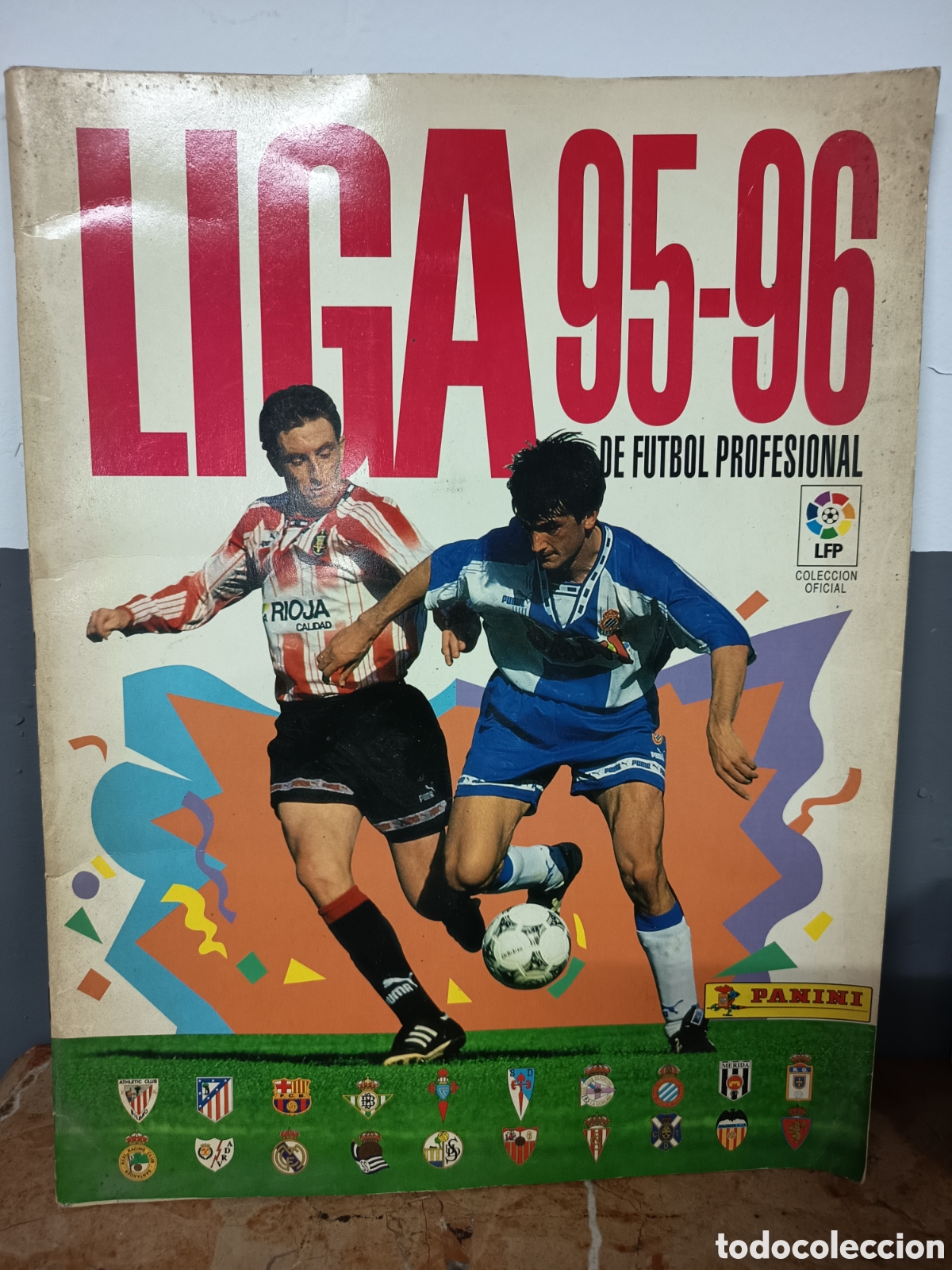 &Aacute;lbum de f&uacute;tbol completo: ALBUM DE FUTBOL LIGA 95-96 COMPLETO