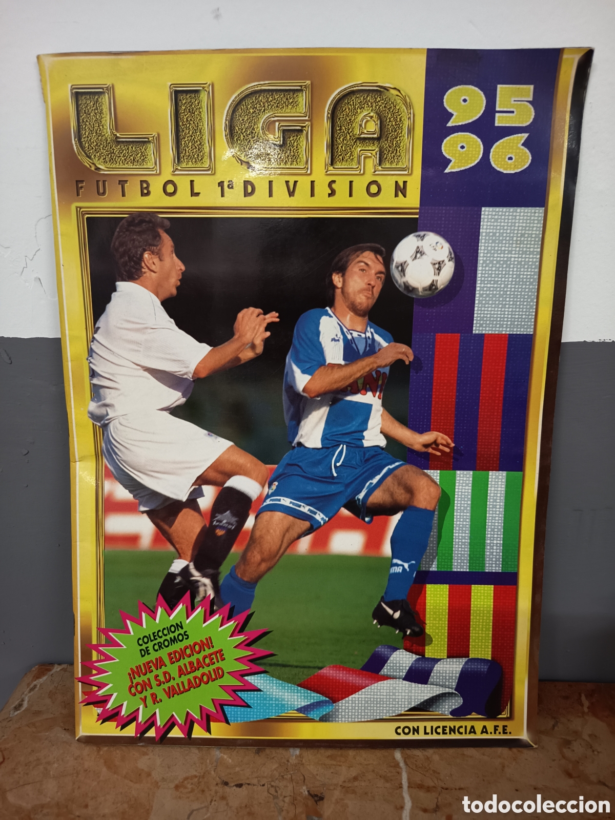 &Aacute;lbum de f&uacute;tbol completo: LIGA 95,96 COMPLETO ANTIGUO &Aacute;LBUM DE FUTBOL
