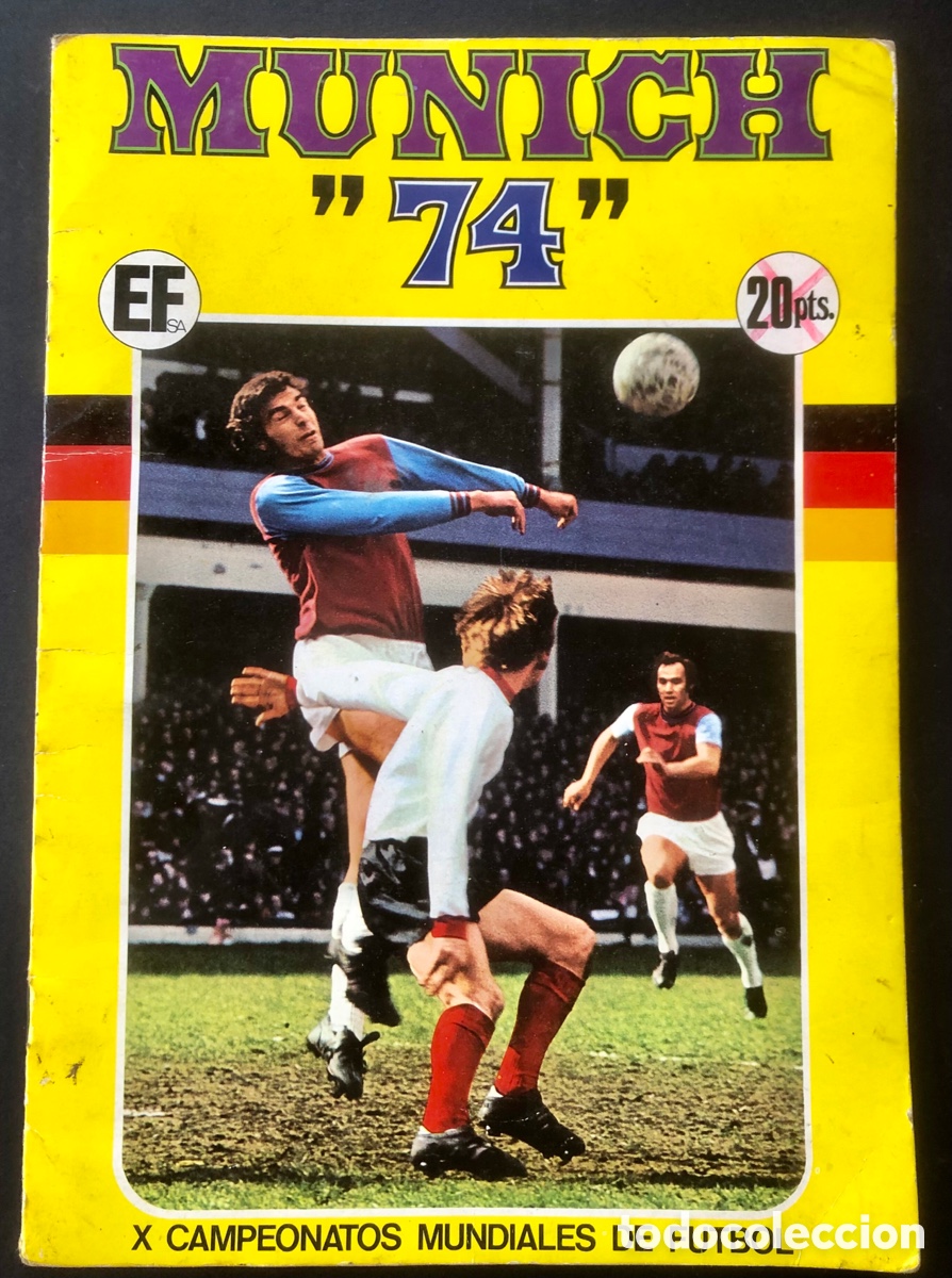 &Aacute;lbum de f&uacute;tbol completo: MUNICH &ldquo; 74 &ldquo; - X CAMPEONATO MUNDIAL DE FUTBOL - COMPLETO -