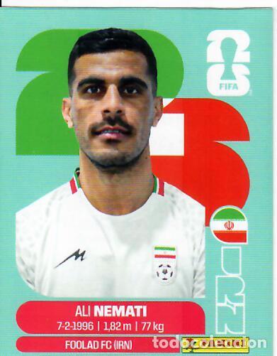 Caderneta de futebol completa: CROMO PANINI MUNDIAL WORLD CUP 2026 - UPDATE SET ACTUALIZACI&Oacute;N - NEMATI - IR&Aacute;N