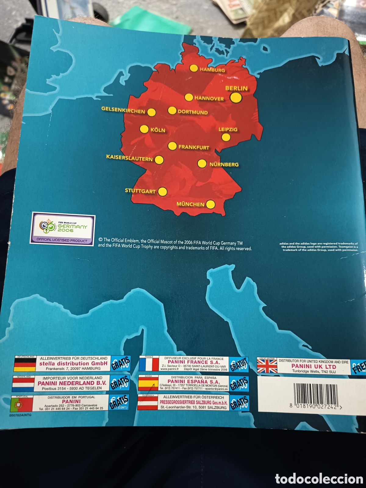 &Aacute;lbum de f&uacute;tbol completo: Portada germany portada